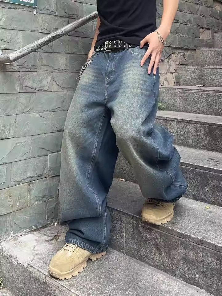 Jean Vintage Casual Baggy Denim Jean Size US 30 / EU 46 - 2 Thumbnail