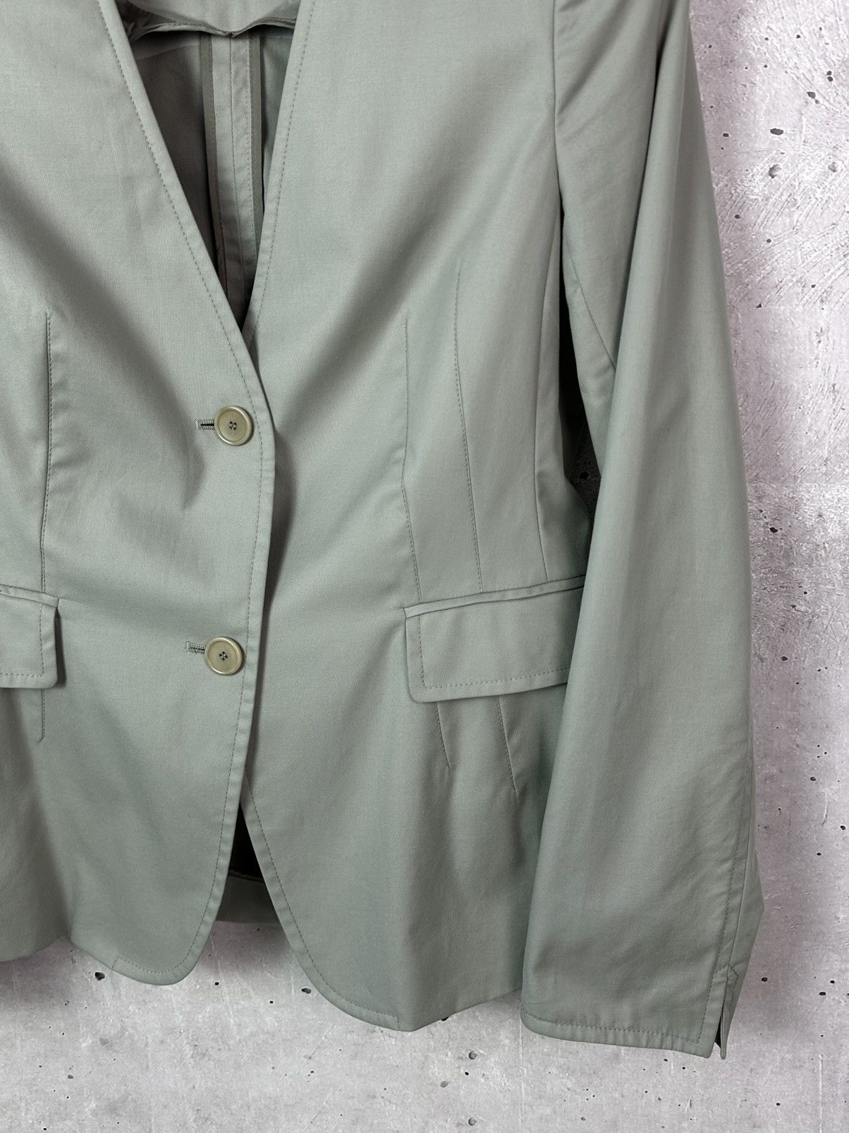 Akris Akris Embroidered Cotton Long Sleeve Women’s Blazer-Jacket Size M / US 6-8 / IT 42-44 - 4 Thumbnail