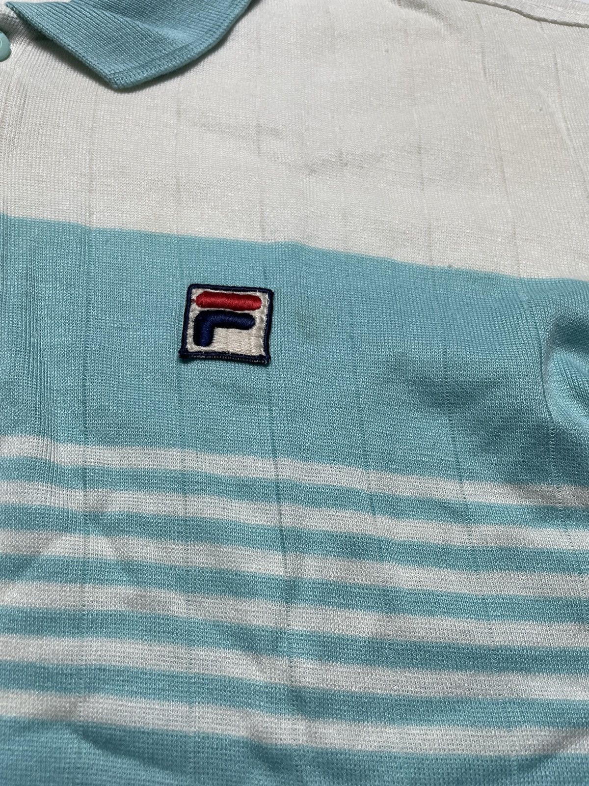 Vintage Vintage 1990 Fila Two Tone Shirt Size US S / EU 44-46 / 1 - 8 Thumbnail
