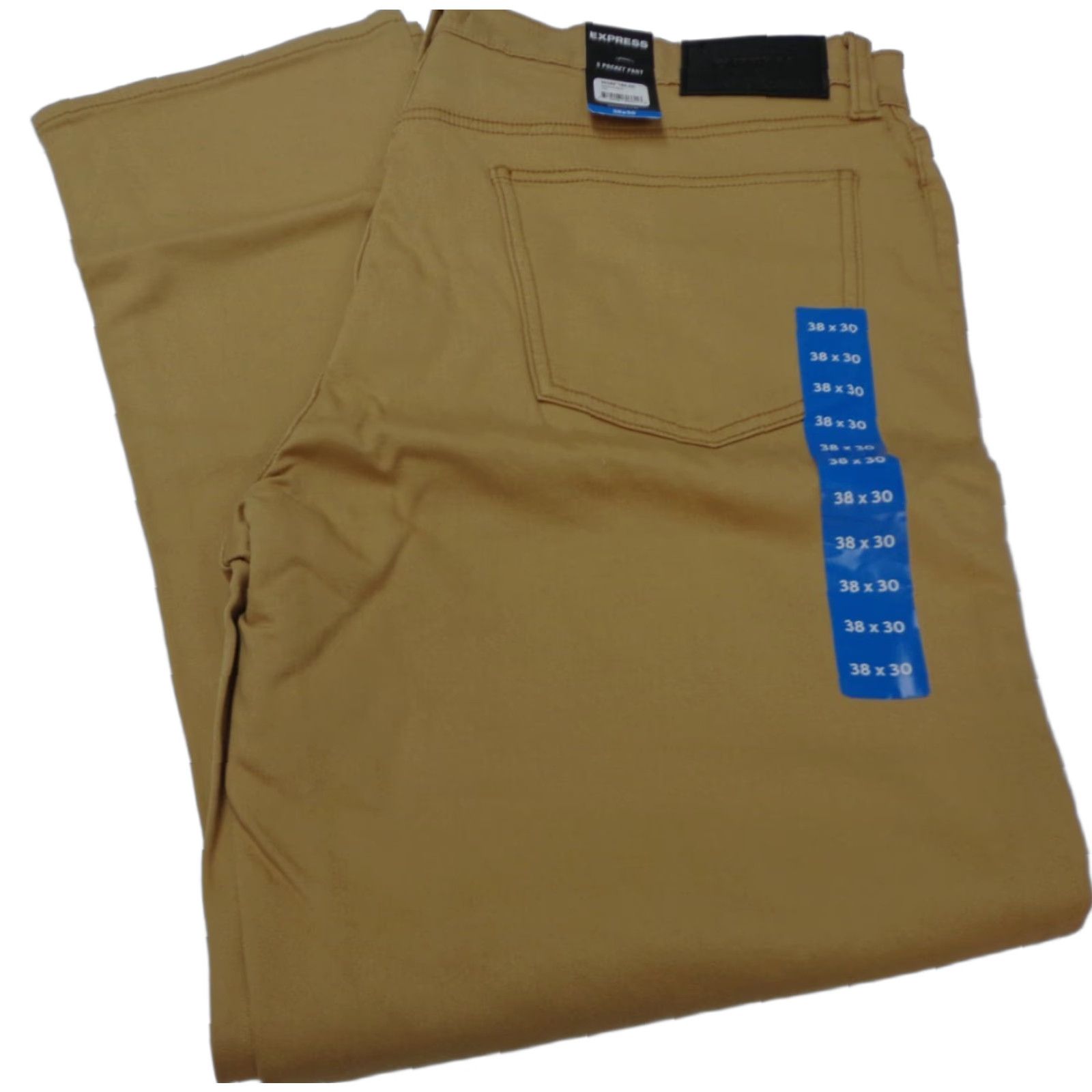 Express **NEW Express Men's Slim Fit Brown Chino Pants Size 38** User: NEW Express Men's Slim Fit Brown Chino Pants Size 38 Inseam 30 Size US 38 / EU 54 - 1 Thumbnail