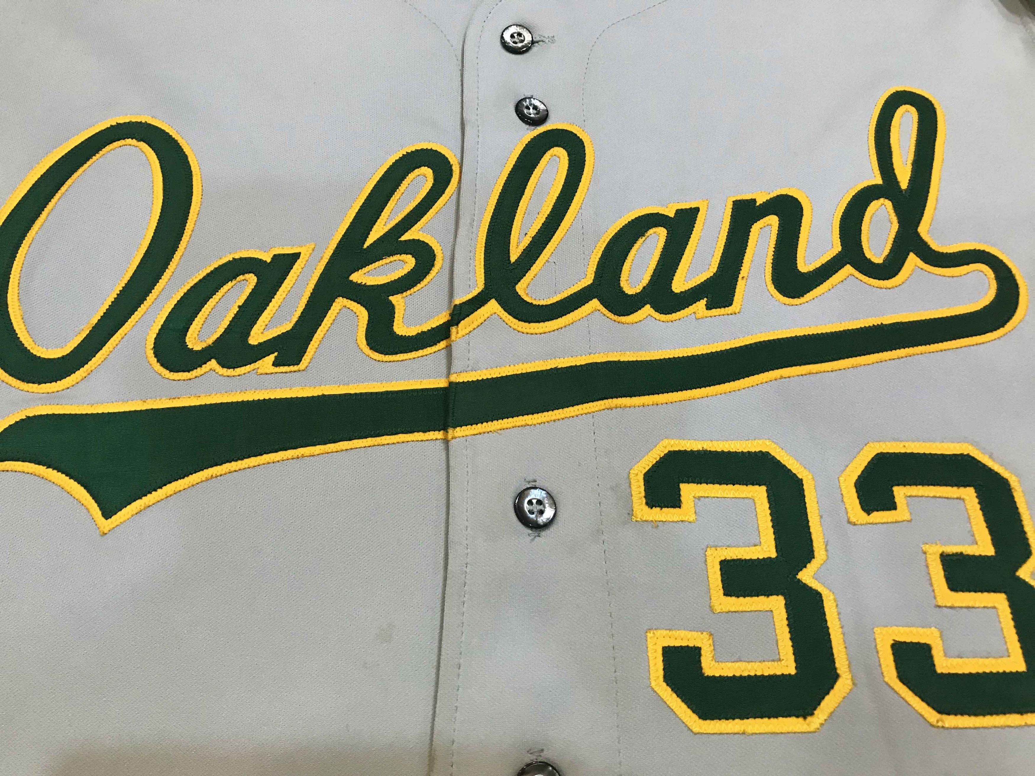 Vintage Vintage Rawlings MLB Oakland Athletics CANSECO #33 Jersey Size US L / EU 52-54 / 3 - 2 Thumbnail