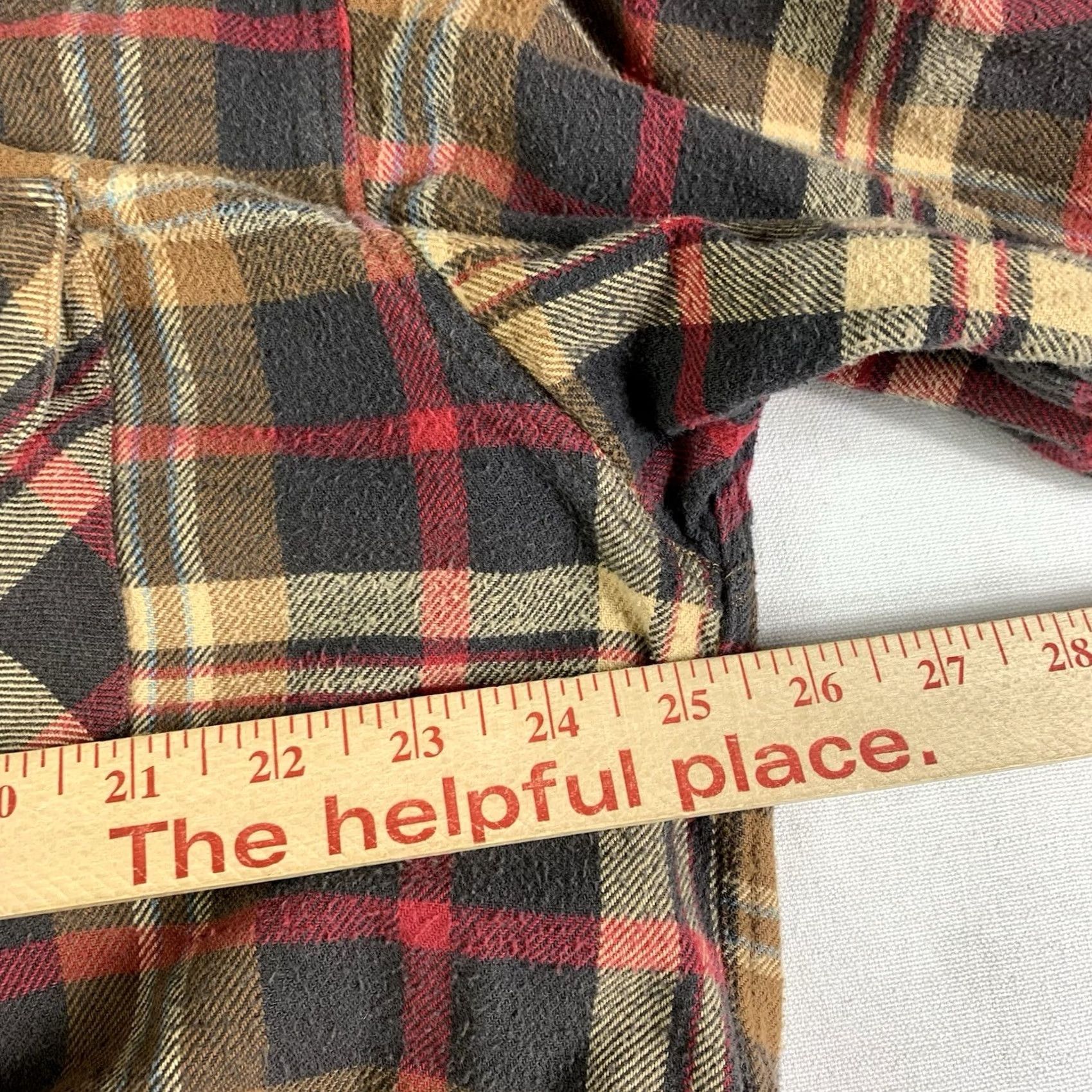 J.Crew J.CREW Oarsman Flannel Shirt Mens M Full zip Brown Red Plaid Long sleeve Size US M / EU 48-50 / 2 - 8 Thumbnail