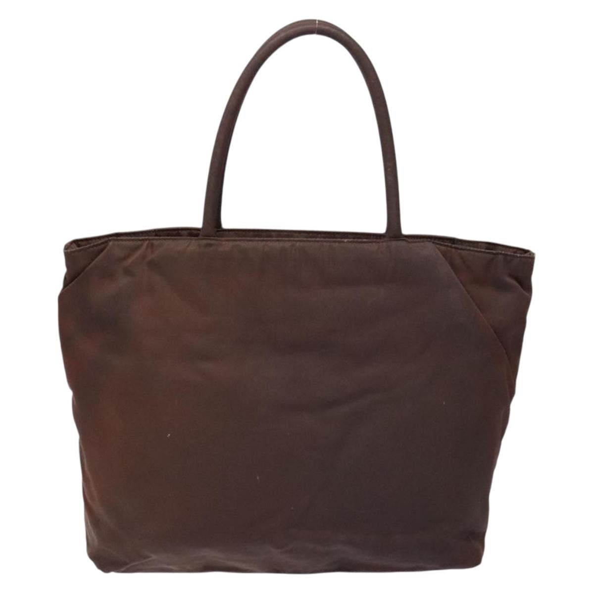 Prada PRADA Tote Bag Nylon Brown Size ONE SIZE - 3 Thumbnail