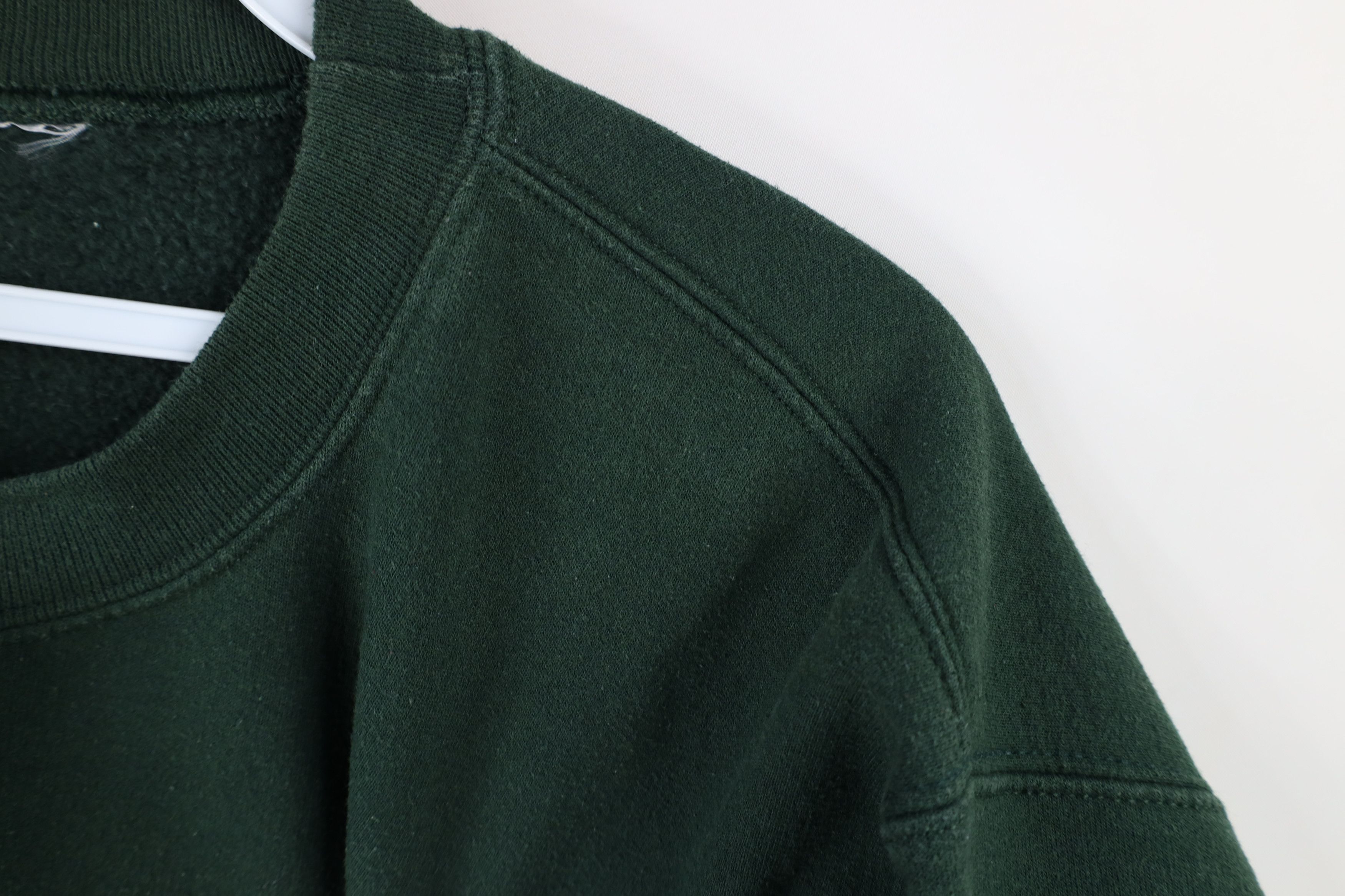 Vintage Vintage 90s Spell Michigan State University Sweatshirt Green Size US L / EU 52-54 / 3 - 7 Thumbnail