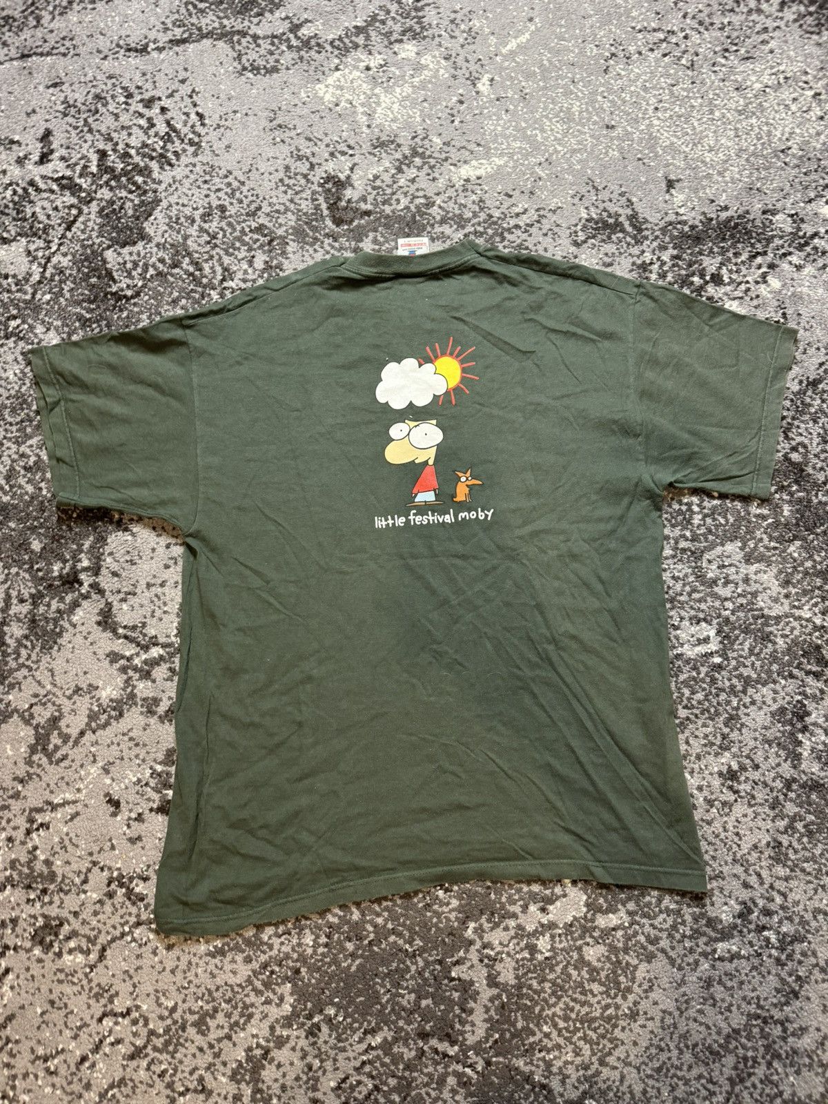 Band Tees × Vintage Vintage Y2K 1999 Moby Little Festival Idiot band rock tee Size US XL / EU 56 / 4 - 8 Thumbnail