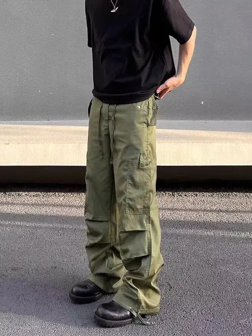 VIBE Vintage paratrooper green rare cargo trousers Size US 34 / EU 50 - 5 Thumbnail
