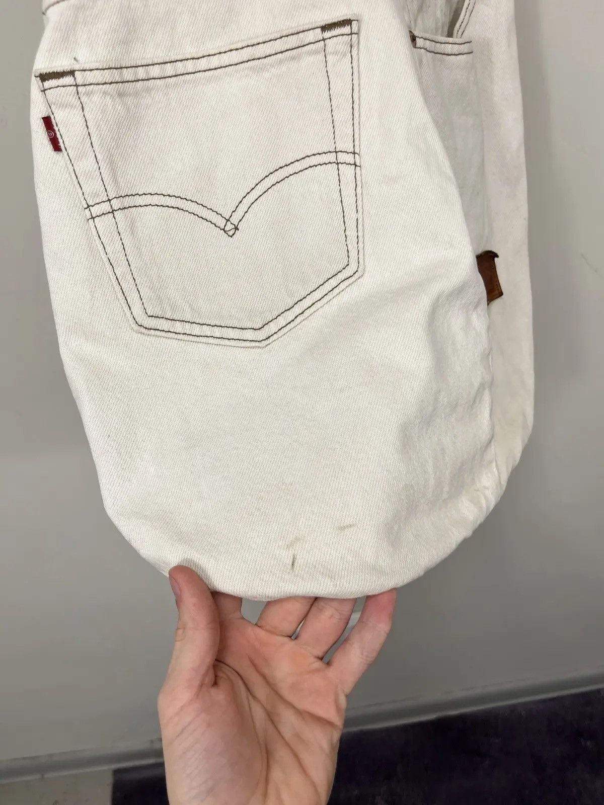 Levi's × Vintage Vintage Levi’s Custom Handmade 1/1 USA Hype Shopper Bag Size ONE SIZE - 2 Thumbnail