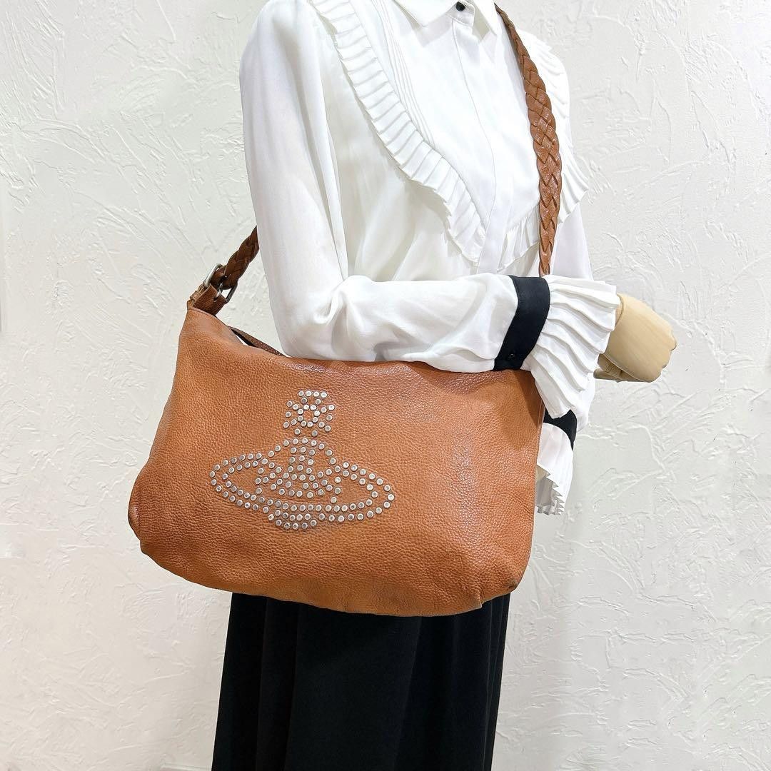 Vivienne Westwood Studded Orb Leather Bag Size ONE SIZE - 3 Thumbnail