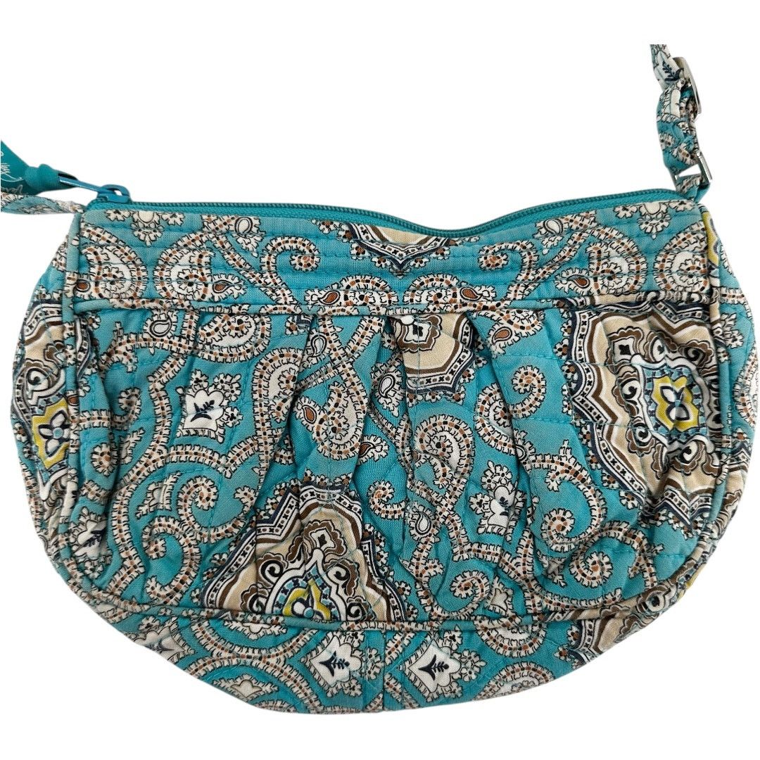 Vera Bradley Frannie Totally Turq Crossbody 2010 Paisley in Blue, Women's