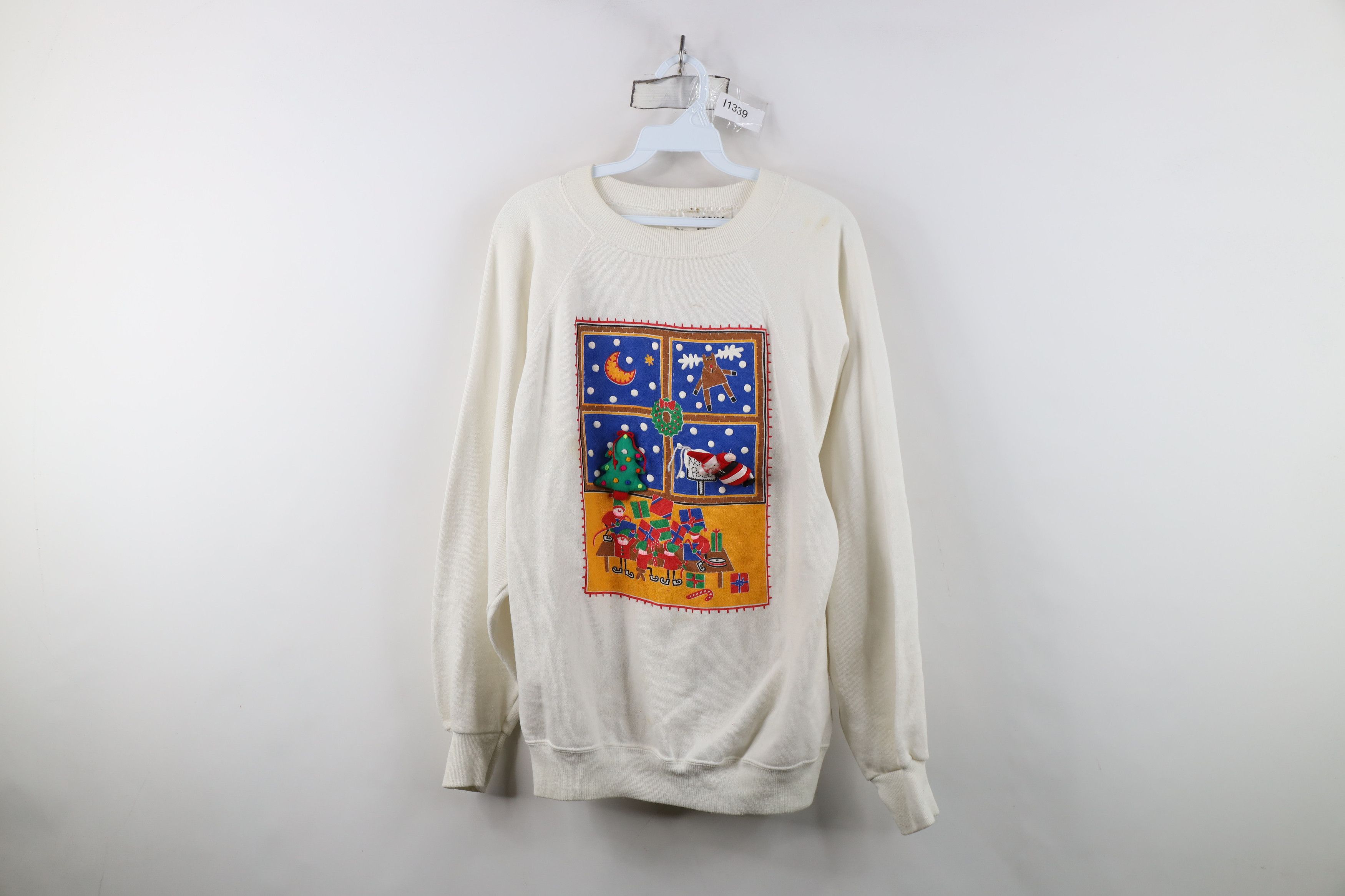 Vintage Vintage 80s Art Works Christmas Trinkets Sweatshirt USA Size ONE SIZE - 1 Thumbnail