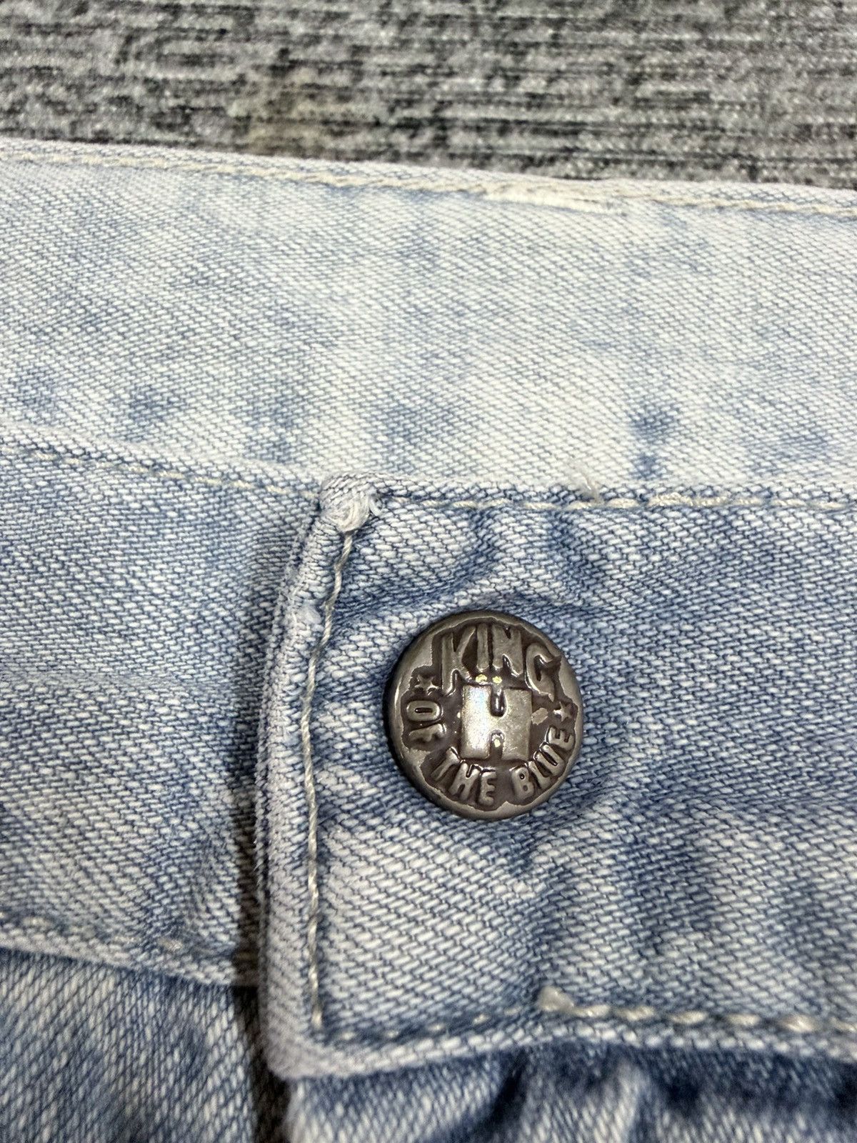 Blue Blue Japan Vtg🔥H.R Market Blue Blue Japan Carpenter Sashiko Jeans Size US 33 - 20 Thumbnail