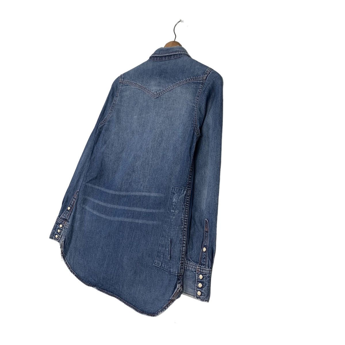 Avirex AVIREX Four Pocket Washed Denim Jacket #0185-C9 Size S / US 4 / IT 40 - 22 Thumbnail