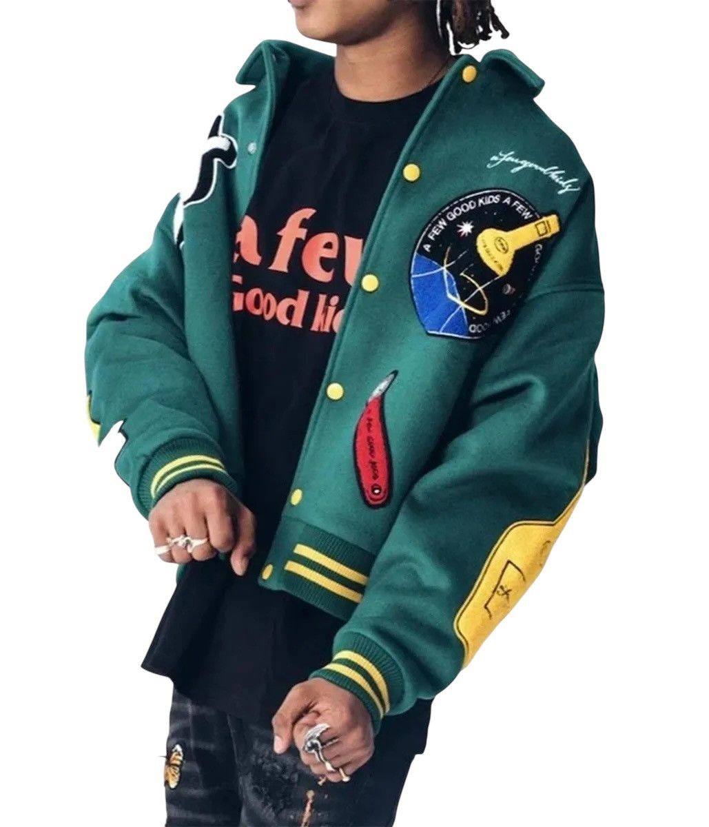 Japanese Brand A FEW GOOD KIDS Wool Varsity Jacket Size US L / EU 52-54 / 3 - 1 Thumbnail