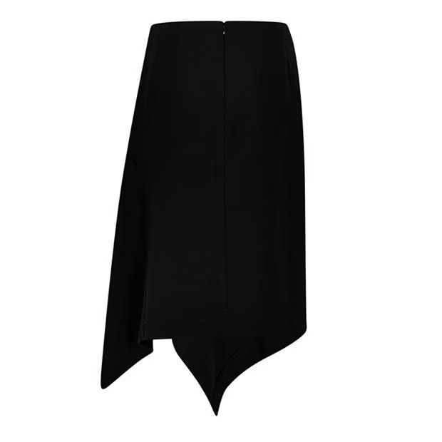Dries Van Noten o1g2r1mq1024 Midi Skirt in Black Size 27" / US 4 / IT 40 - 2 Thumbnail