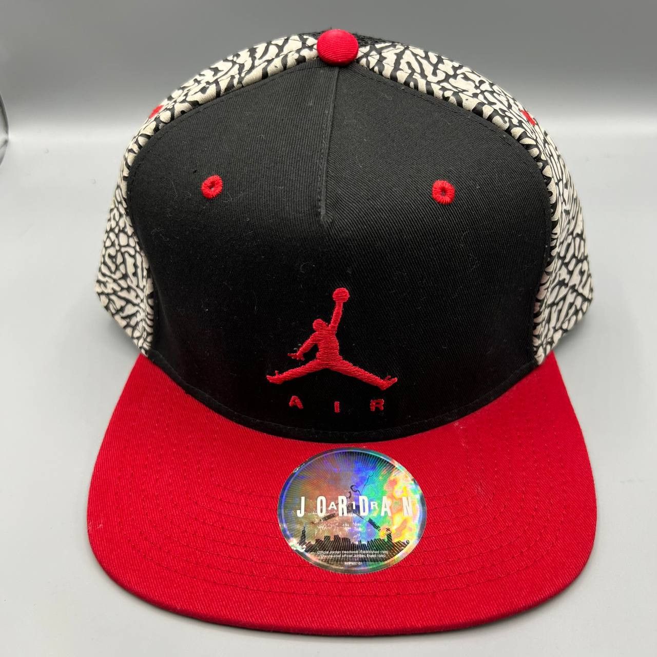 Jordan Brand Air Jordan Trucker Hat Men Cement Elephant Jumpman Snap Back Size ONE SIZE - 1 Thumbnail