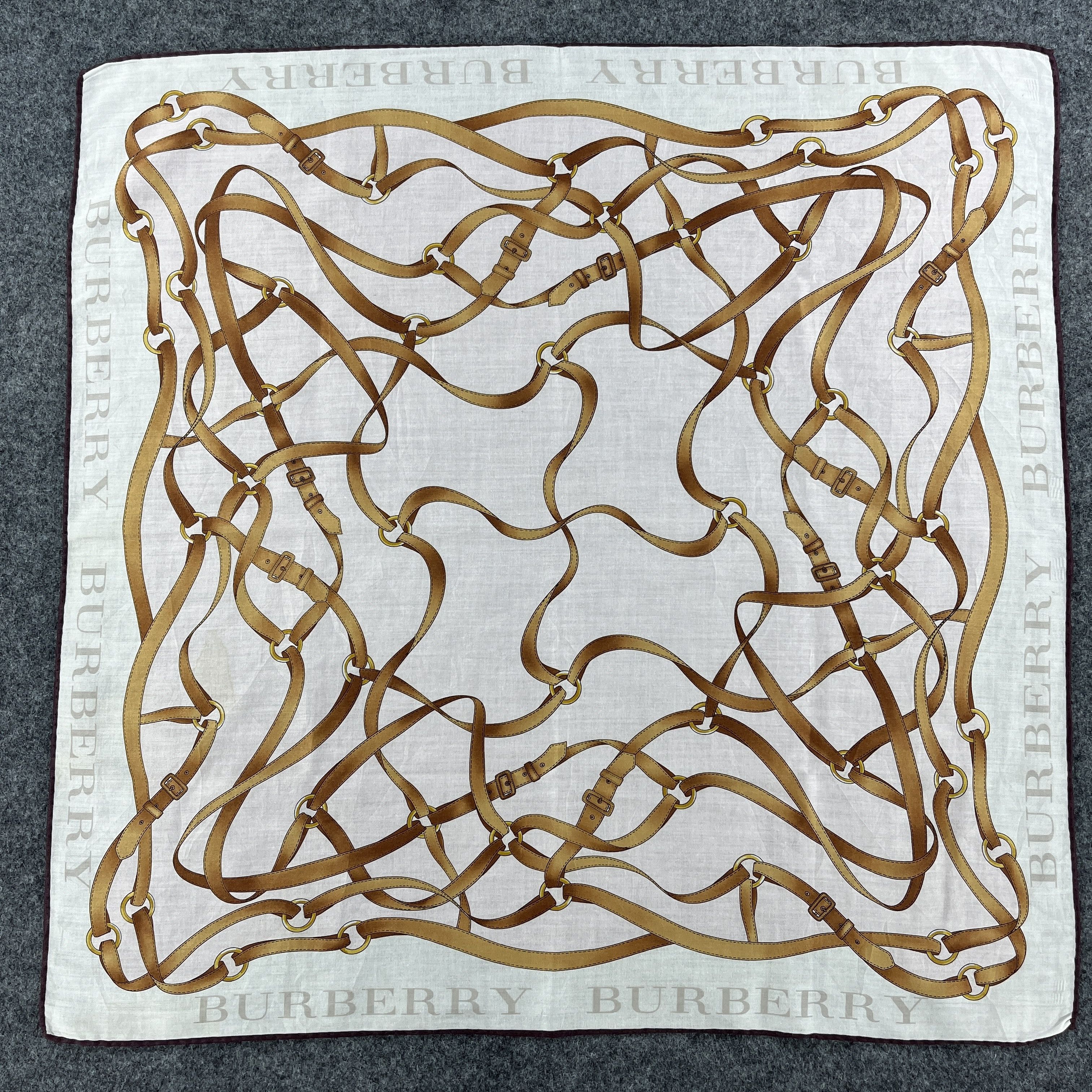 Burberry × Vintage Burberry Handkerchief / Bandana / Neckerchief B440 Size ONE SIZE - 2 Thumbnail