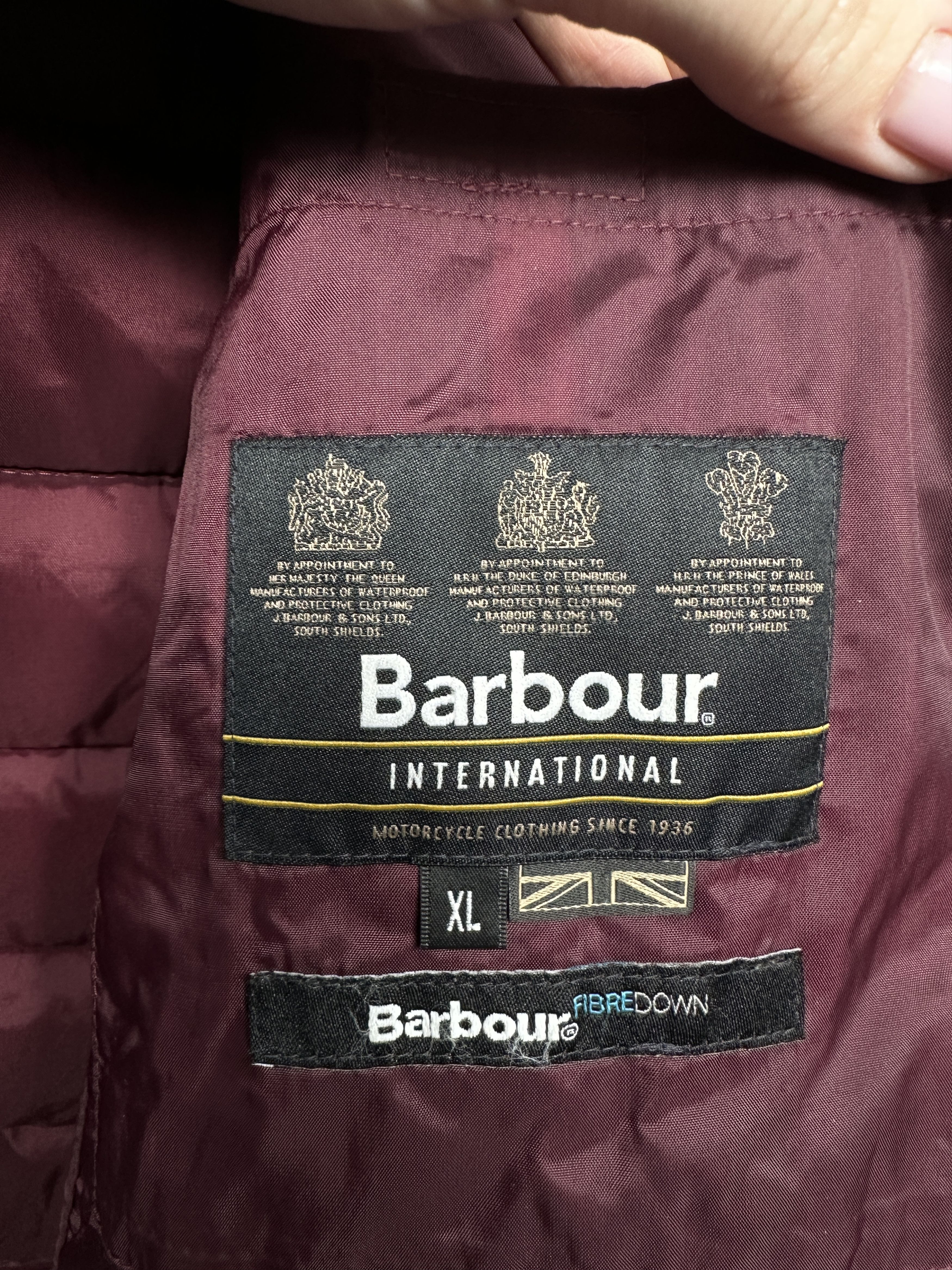 Barbour Barbour International Mens Ouston Hooded Quilted Jacket Size US XL / EU 56 / 4 - 6 Thumbnail