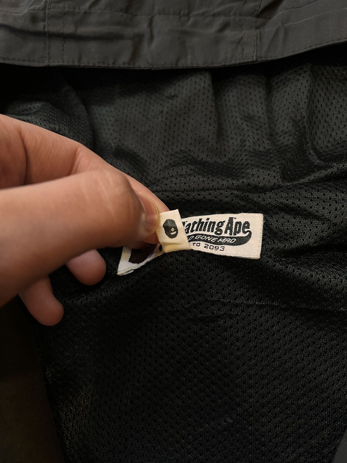 Bape Bape Tape Line Side Stripe Jacket (Black/White) Size US M / EU 48-50 / 2 - 8 Thumbnail