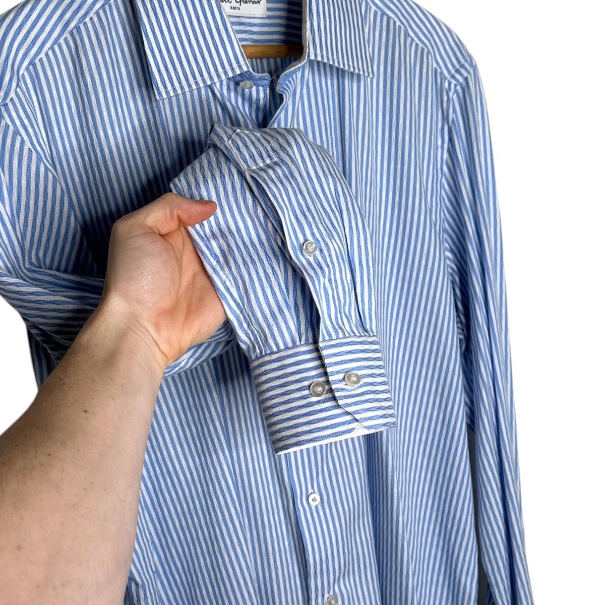 Robert Graham Robert Graham Striped Button Down Shirt Size US L / EU 52-54 / 3 - 4 Thumbnail