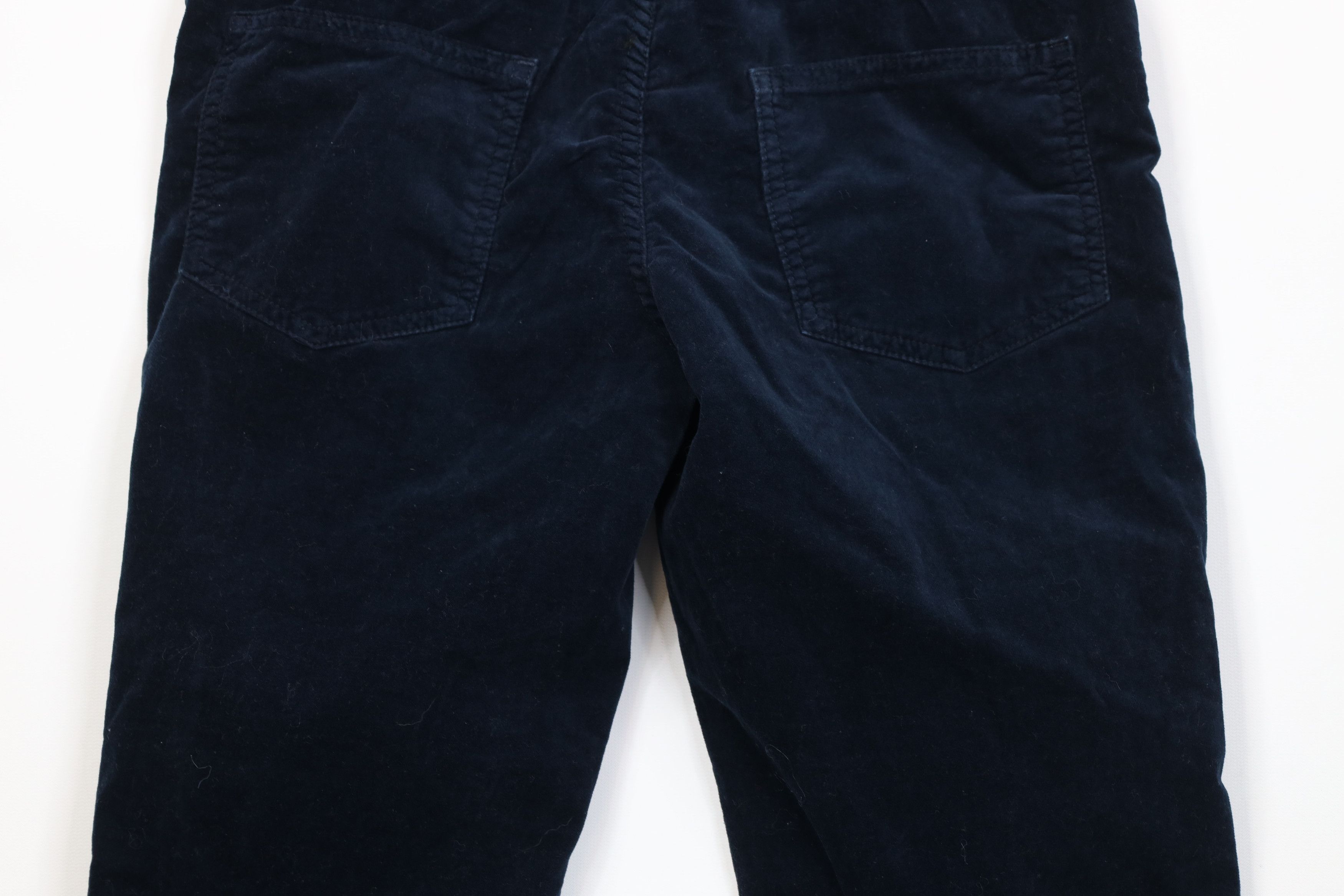 J.McLaughlin Vintage J McLaughlin Skinny Leg Velvet Velour Pants Blue Size 26" / US 2 / IT 38 - 12 Thumbnail