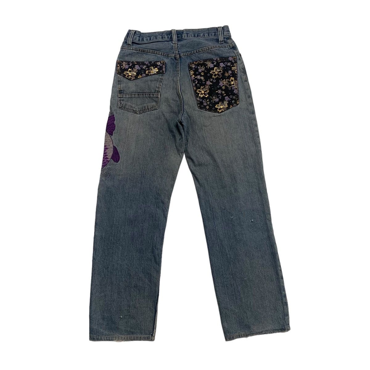 Japanese Brand Japanese Brand Embroidery Koi Fish Jeans Size US 33 - 7 Thumbnail