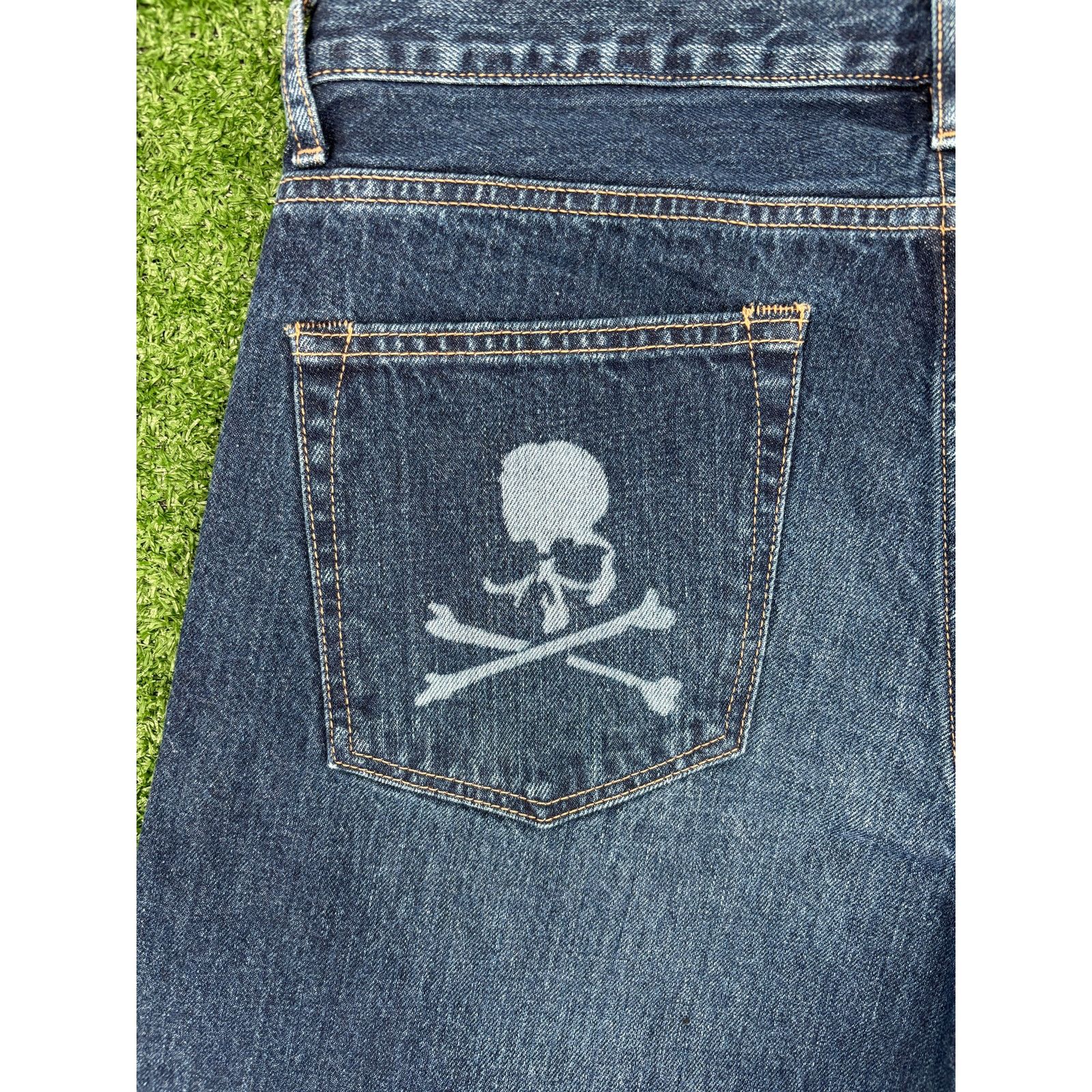 Bape Bape X Mastermind 11th Anniversary Indigo Denim Size Large Size US 33 - 5 Thumbnail