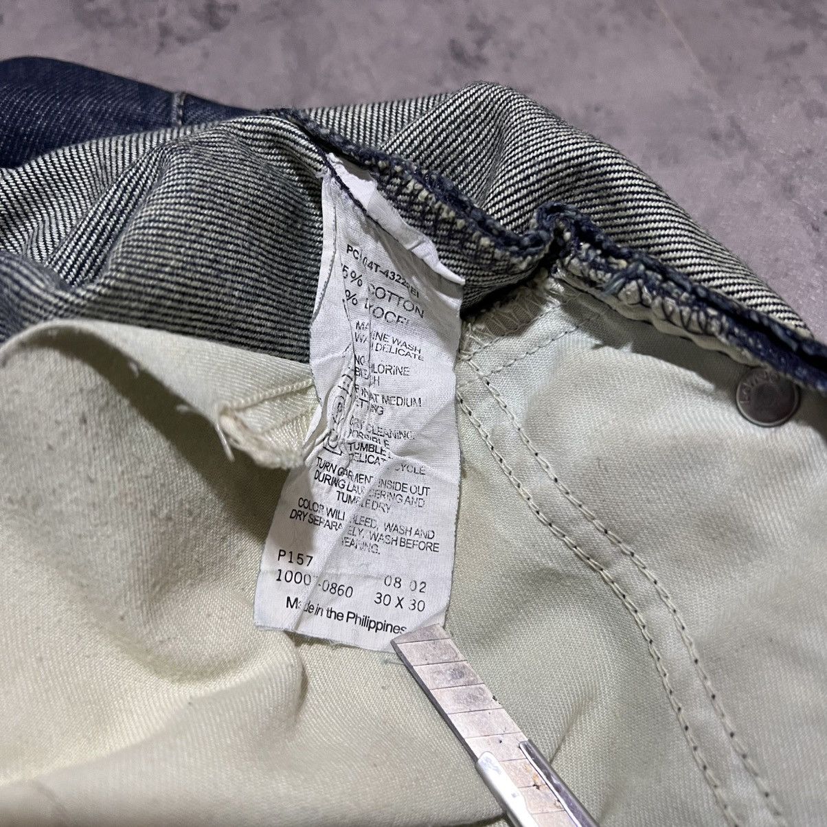 Levi's Levi's Engineered 5 Pockets Twisted Distressed Denim Jeans Size US 30 / EU 46 - 9 Thumbnail