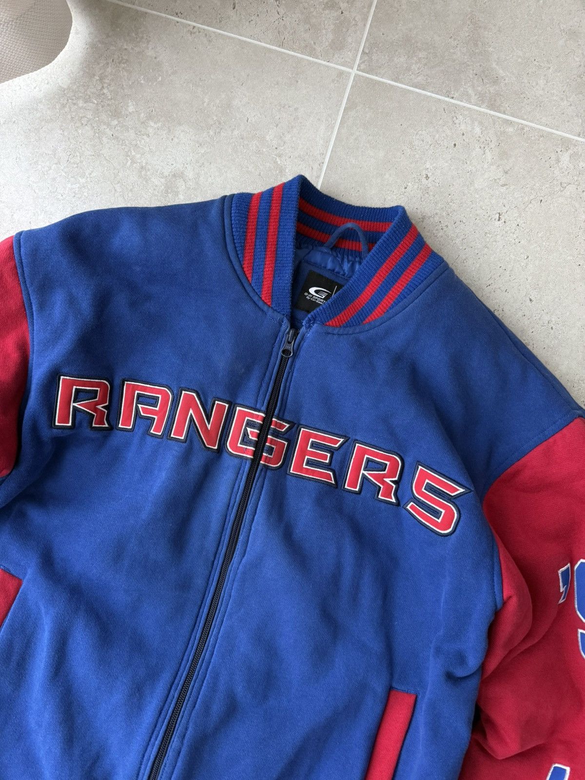 NHL Rangers New York NHL Bomber Jacket Vintage 90s Size US M / EU 48-50 / 2 - 3 Thumbnail