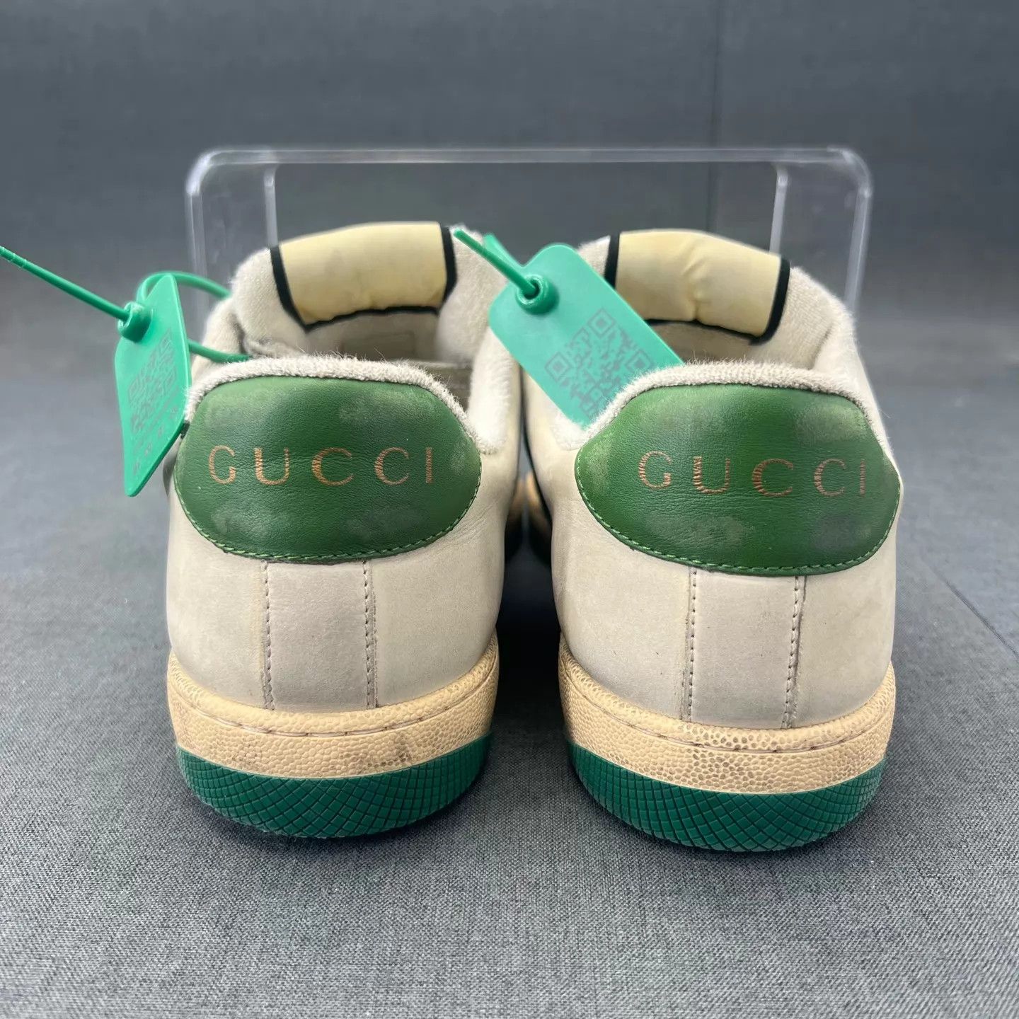 Gucci Gucci green distressed sneakers 8.5/42.5 Size US 9.5 / EU 42-43 - 7 Thumbnail
