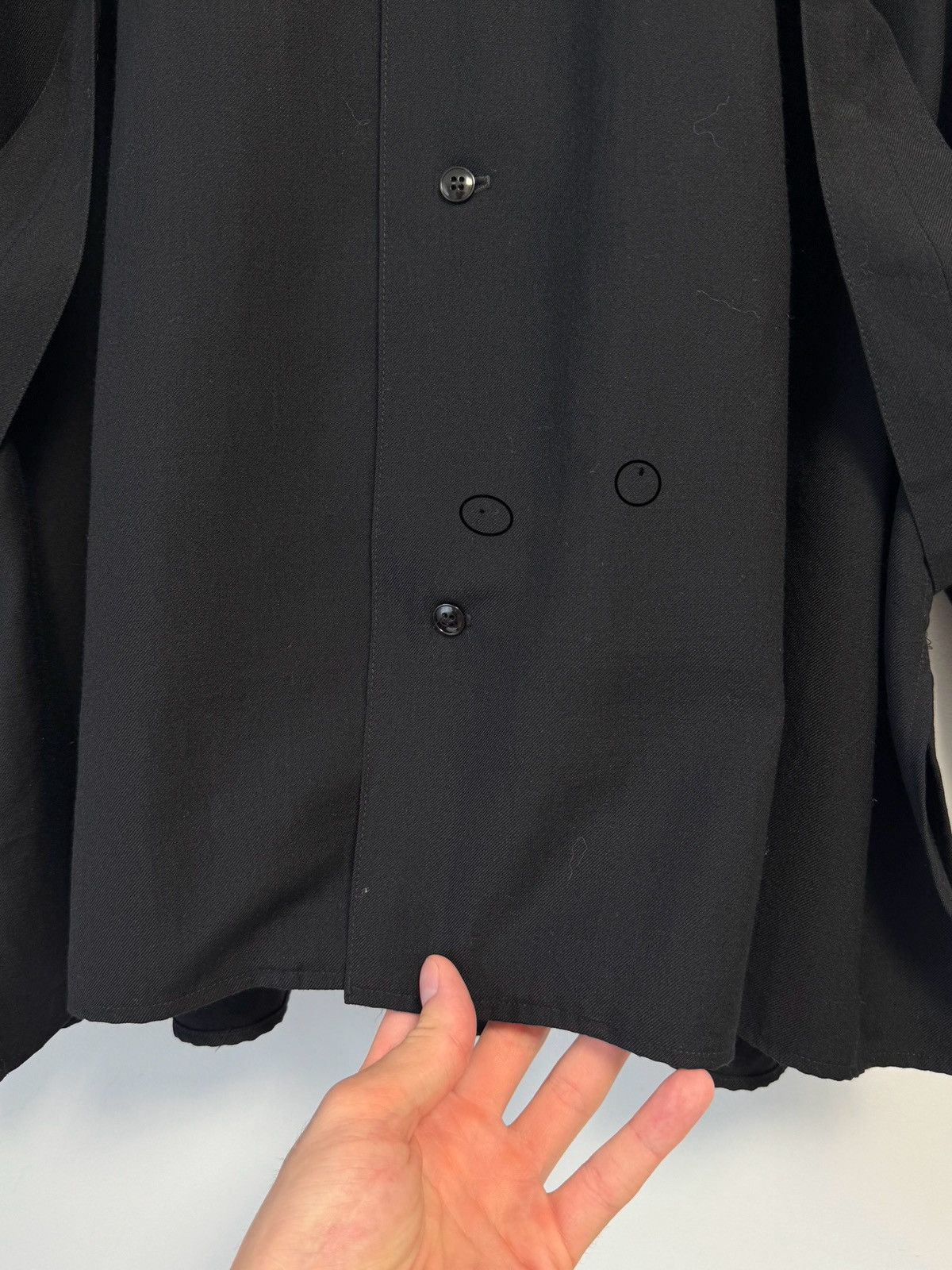 Yohji Yamamoto YOHJI YAMAMOTO POUR HOMME Strap Design Long Sleeve Shirt Size XL / US 12-14 / IT 48-50 - 5 Thumbnail