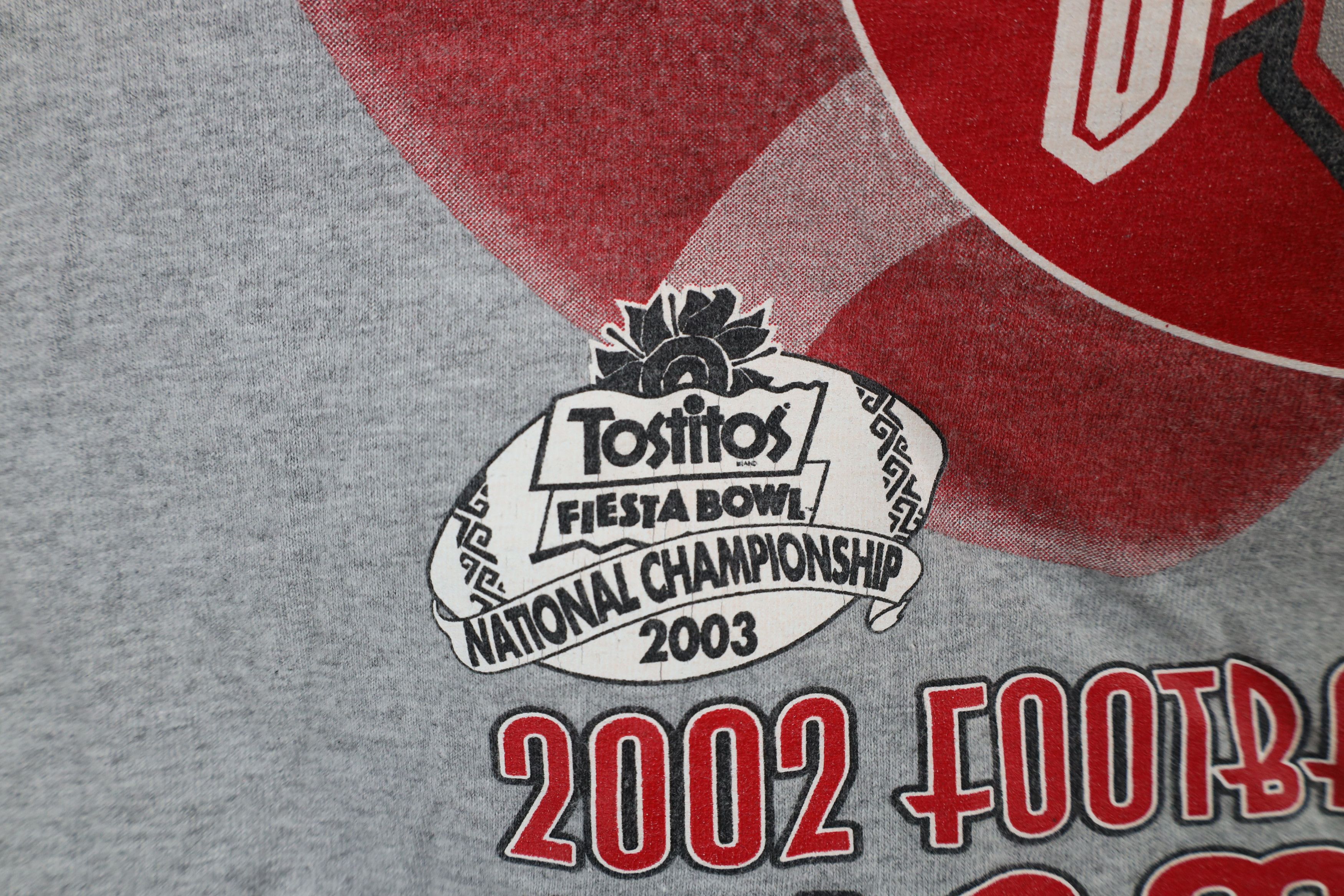 Vintage Vintage National Champs Ohio State University T-Shirt Gray Size US XL / EU 56 / 4 - 5 Thumbnail