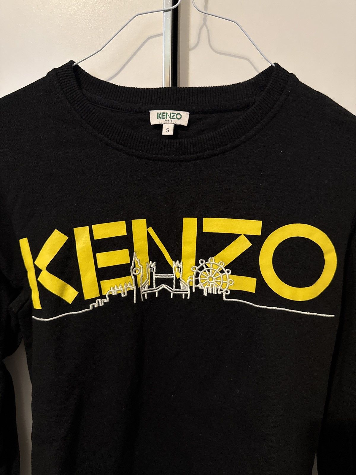 Kenzo Kenzo London Skyline print black sweatshirt Size US S / EU 44-46 / 1 - 3 Thumbnail