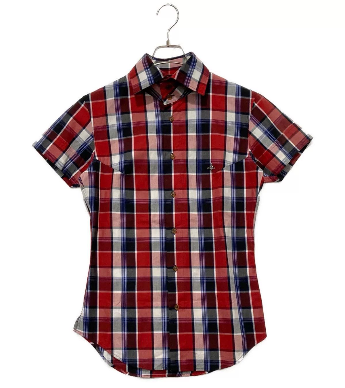 Vivienne Westwood Vivienne Westwood Short Sleeve Check Shirt Size US S / EU 44-46 / 1 - 1 Thumbnail