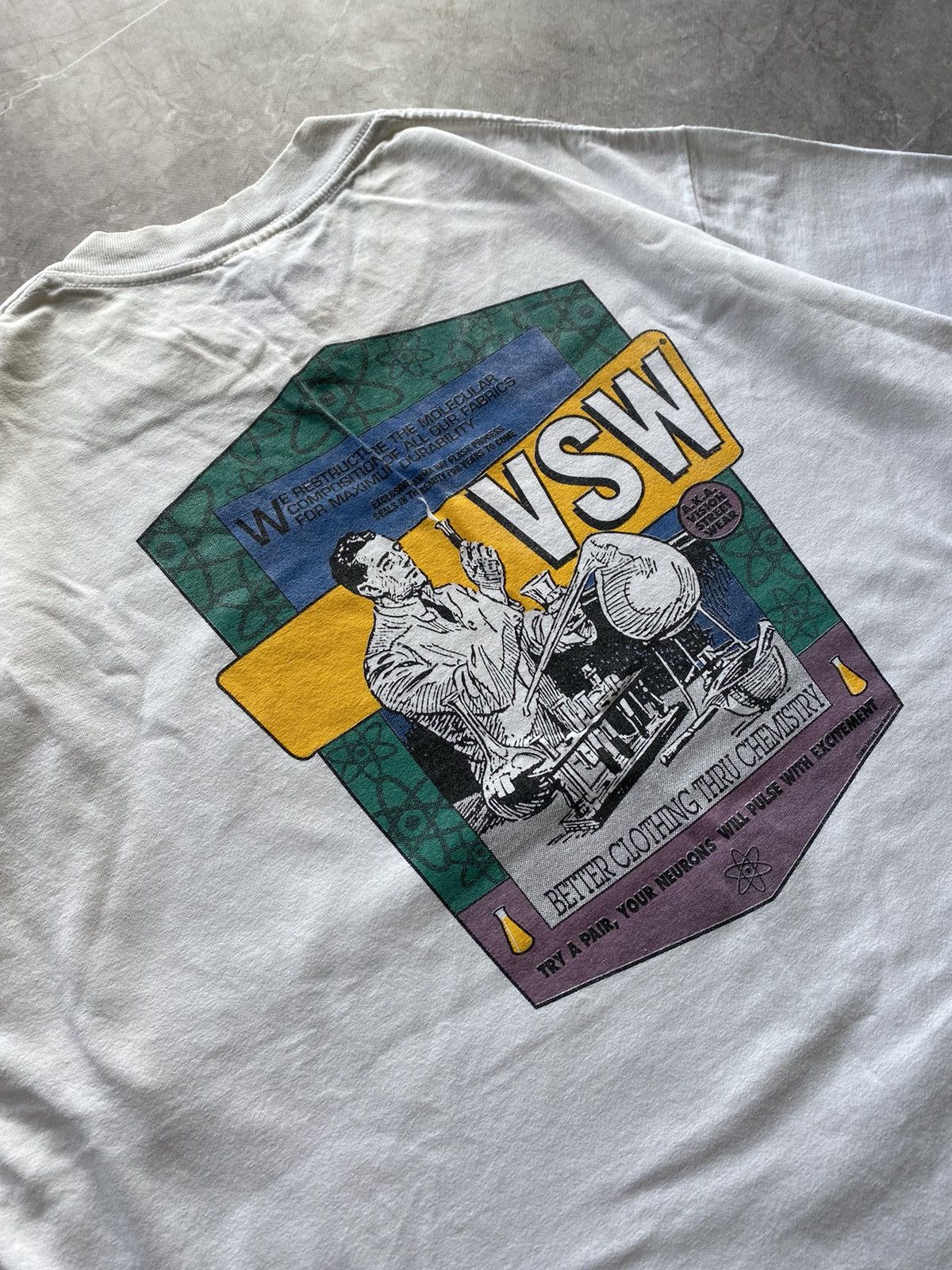 Vision Streetwear 🇺🇸Vintage 1990 Vision Streetwear T-Shirt Made in USA Big Logo Size US XL / EU 56 / 4 - 5 Thumbnail