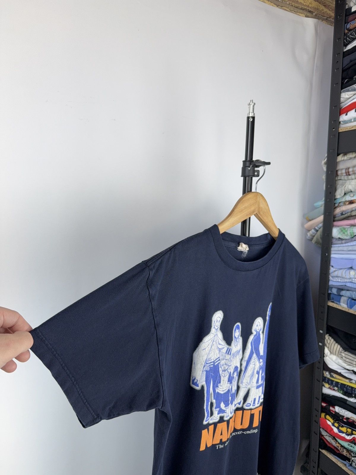 Anime × Cartoon Network × Vintage Vintage 90s Japan Anime Naruto Big Logo Graphic T-Shirt Size US M / EU 48-50 / 2 - 4 Thumbnail