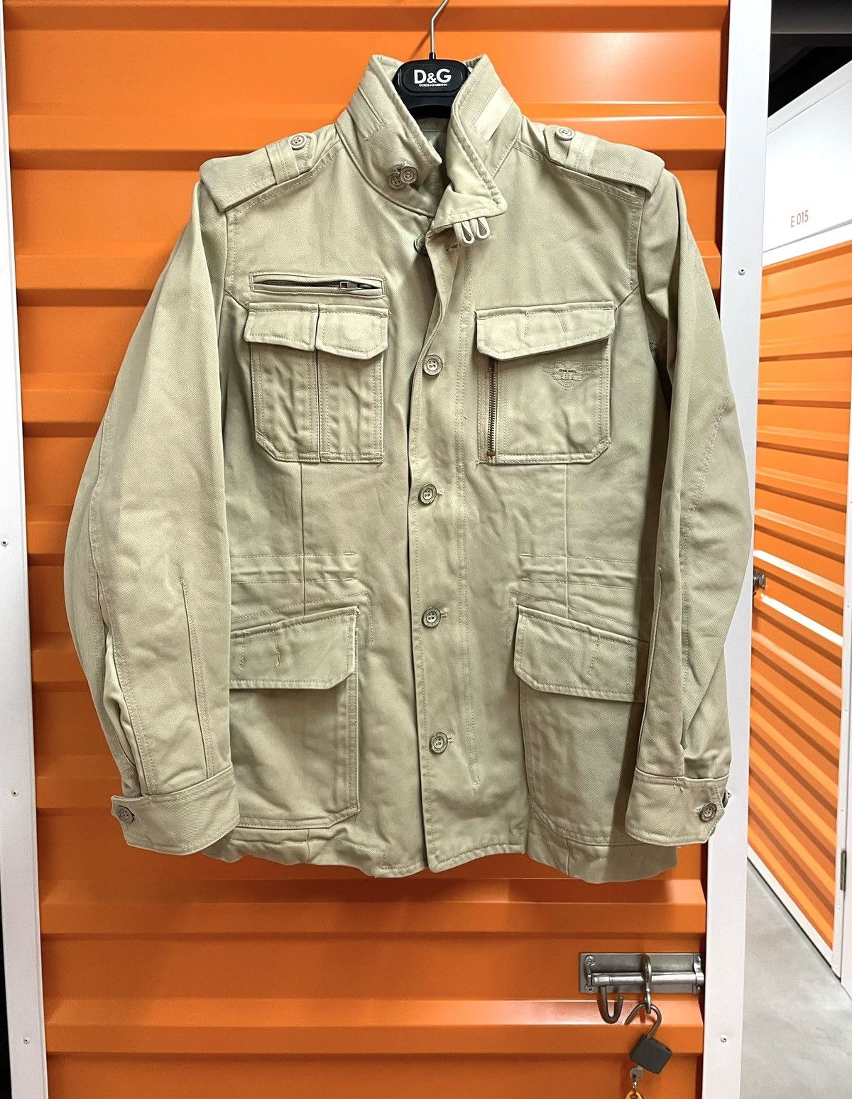 Rare Design Multipocket Diesel Military Jacket