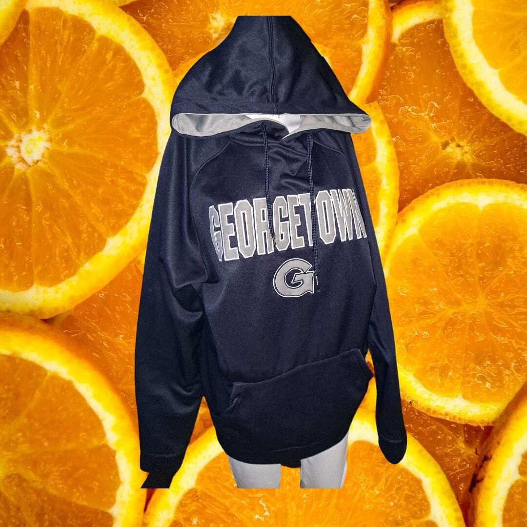 Colosseum Athletics Colosseum Georgetown Hoyas Blue Hoodie Sweatshirt Size Large Size US L / EU 52-54 / 3 - 1 Thumbnail