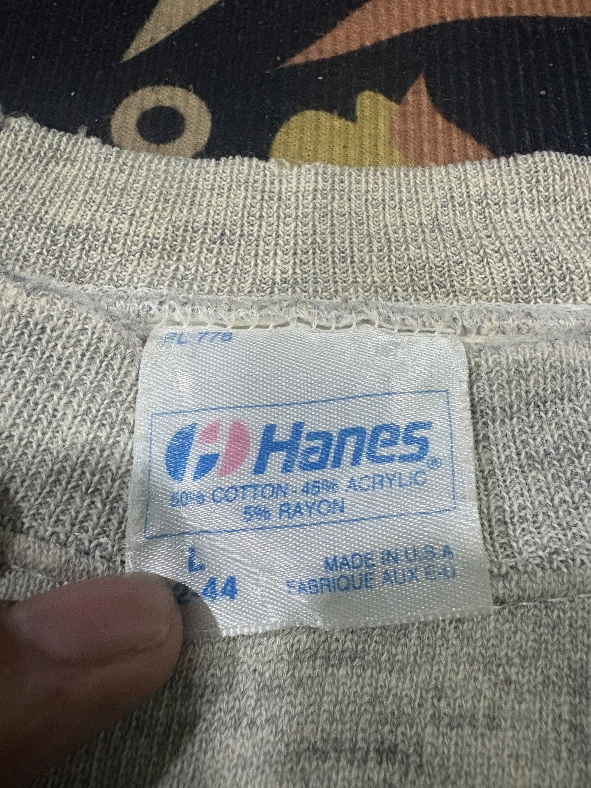 Hanes !! Distressed !! Vintage New York Yankees Rayon Size US L / EU 52-54 / 3 - 3 Thumbnail