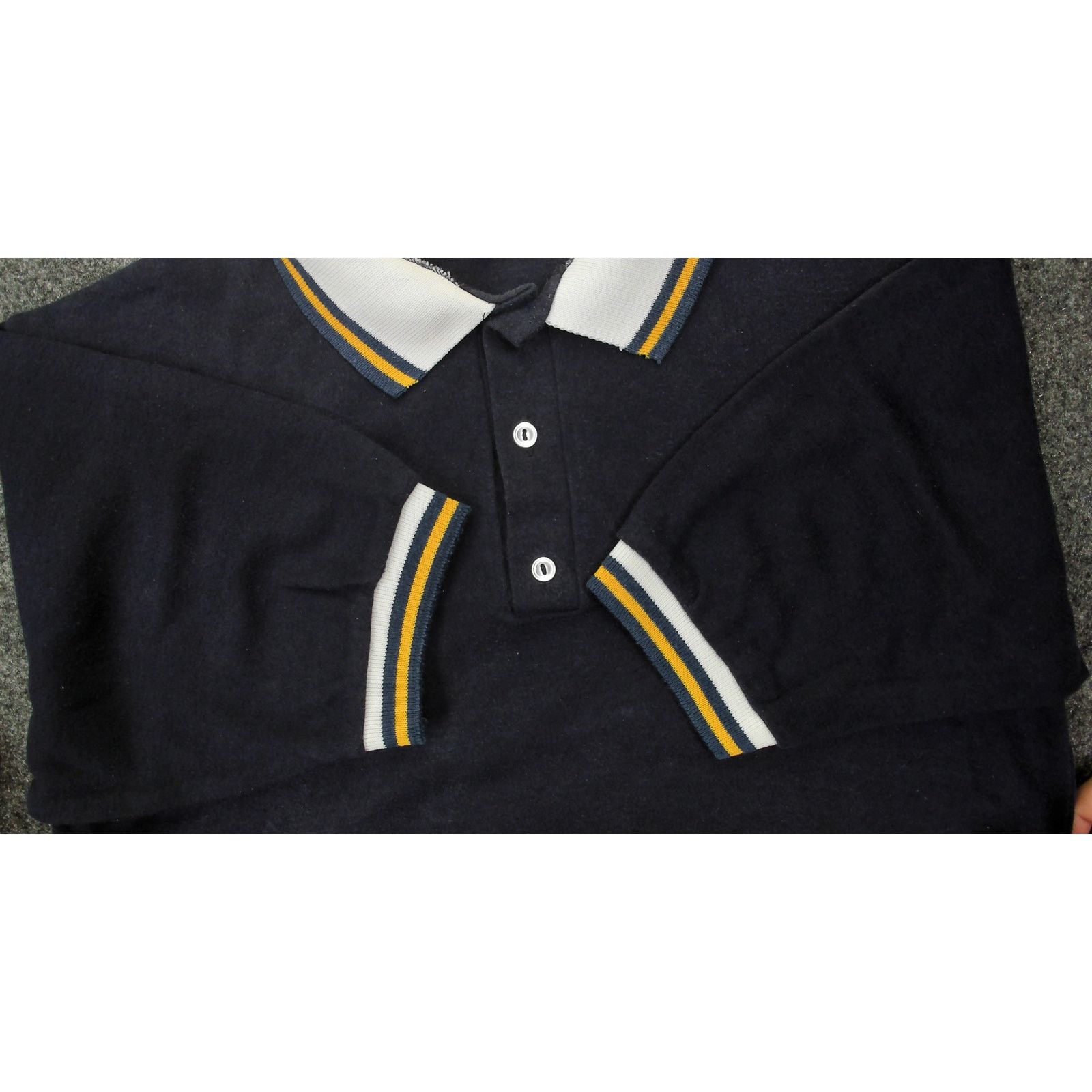 Vintage VTG RC Sportswear x Notre Dame 90s Faded Boxy Cropped Polo Size L / US 10 / IT 46 - 7 Thumbnail