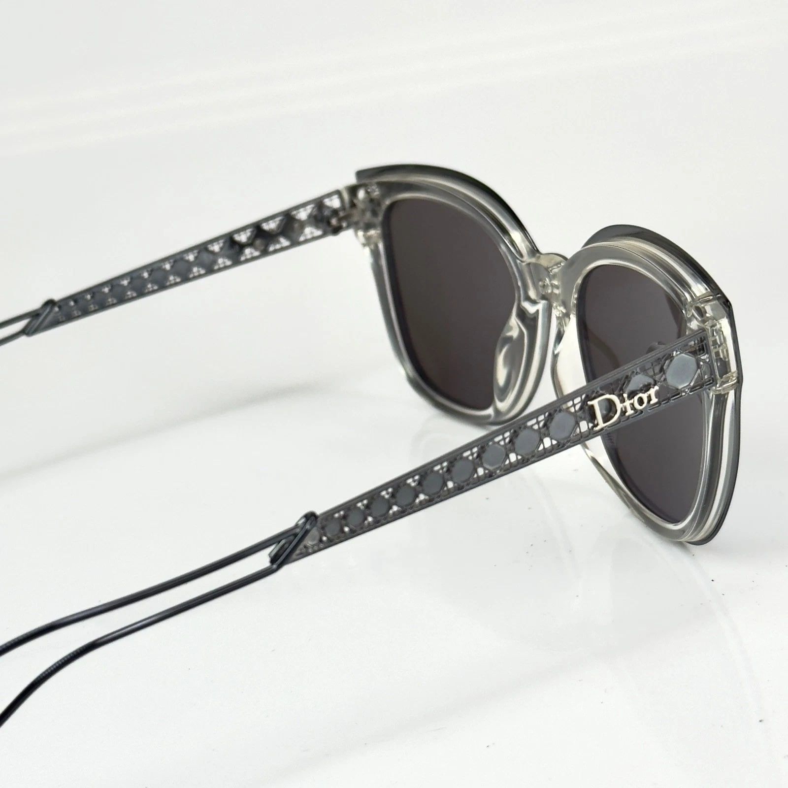 Christian Dior Monsieur CHRISTIAN DIOR DIORAMA 1 Grey Blue Mirrored Metal RAMA Size ONE SIZE - 3 Thumbnail