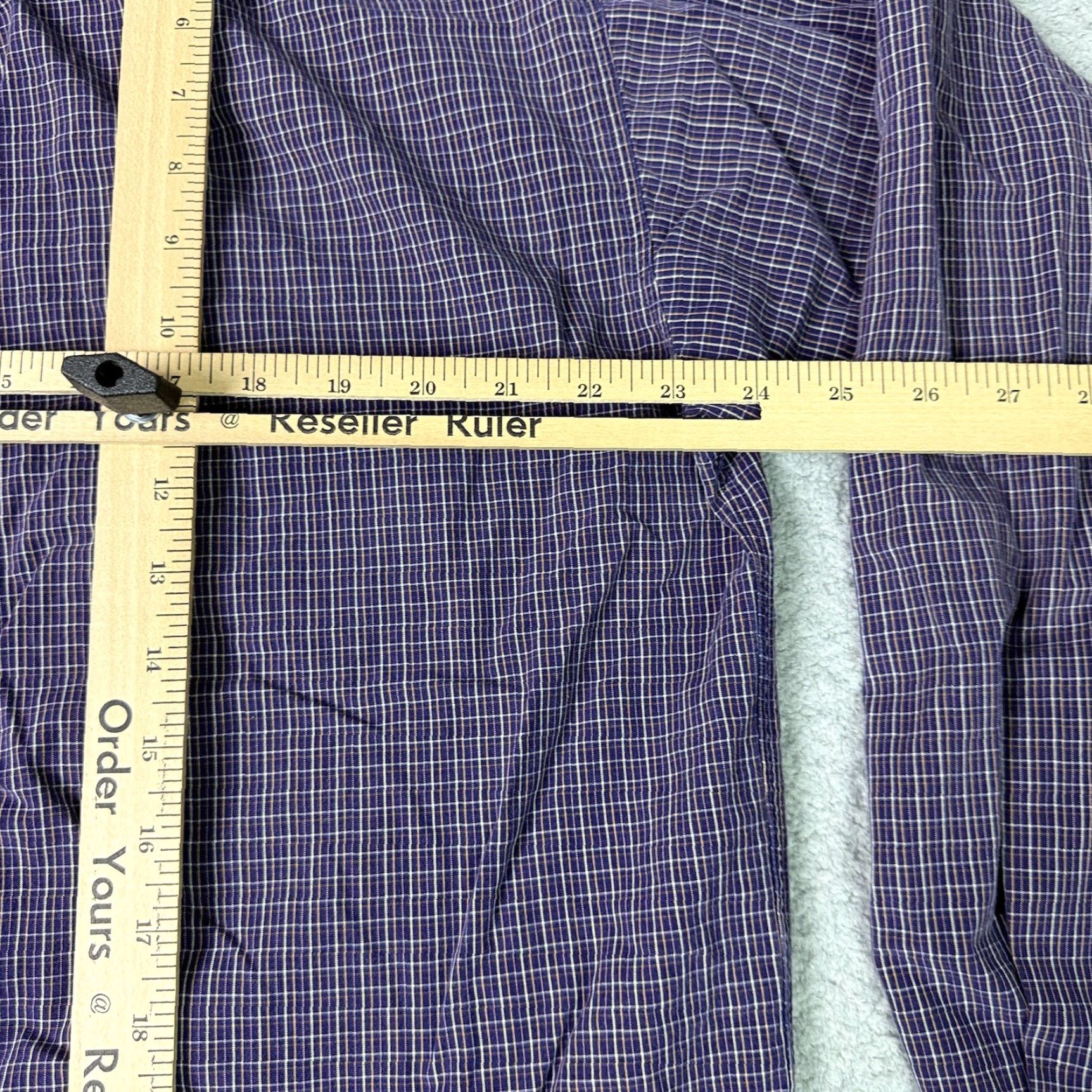 Vintage L.L. Bean Shirt Mens Large Blue Regular Button-Down Plaid Casual Soft Comfort Top Shirt Size US L / EU 52-54 / 3 - 6 Thumbnail