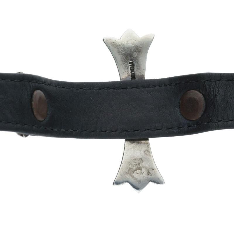 Chrome Hearts Chrome Hearts Bent Ch Cross Leather Bracelet Size ONE SIZE - 5 Thumbnail