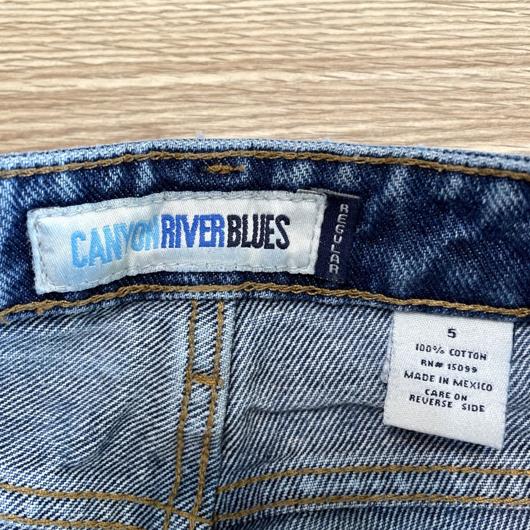 Vintage VINTAGE Canyon River Blues Women's Jeans Flared Denim Size 5 Mid Rise Blue Size 27" / US 4 / IT 40 - 2 Thumbnail