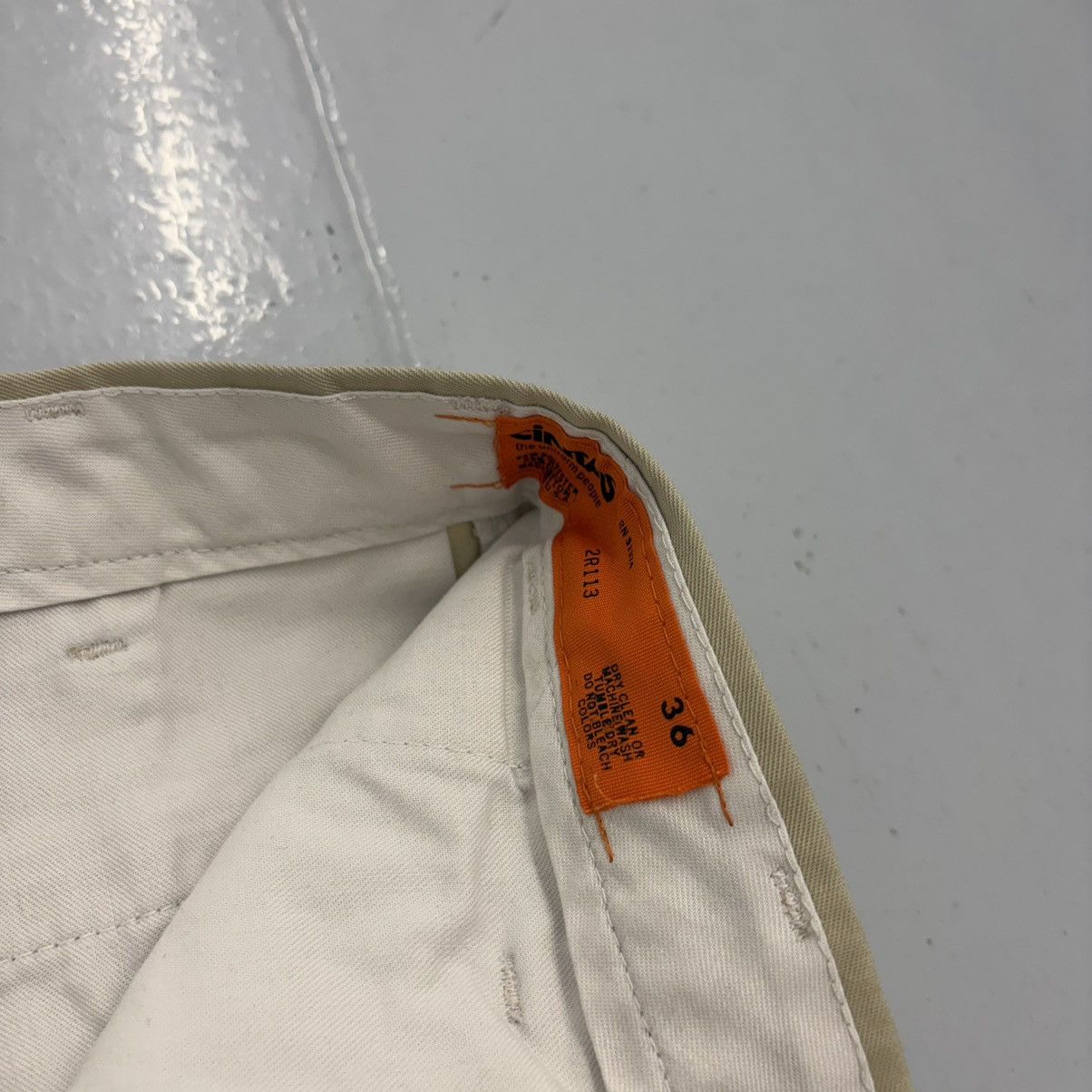Other Vintage 70s 80s Cintas Tan Canvas Workwear Chinos 34x30 Size US 34 / EU 50 - 4 Thumbnail