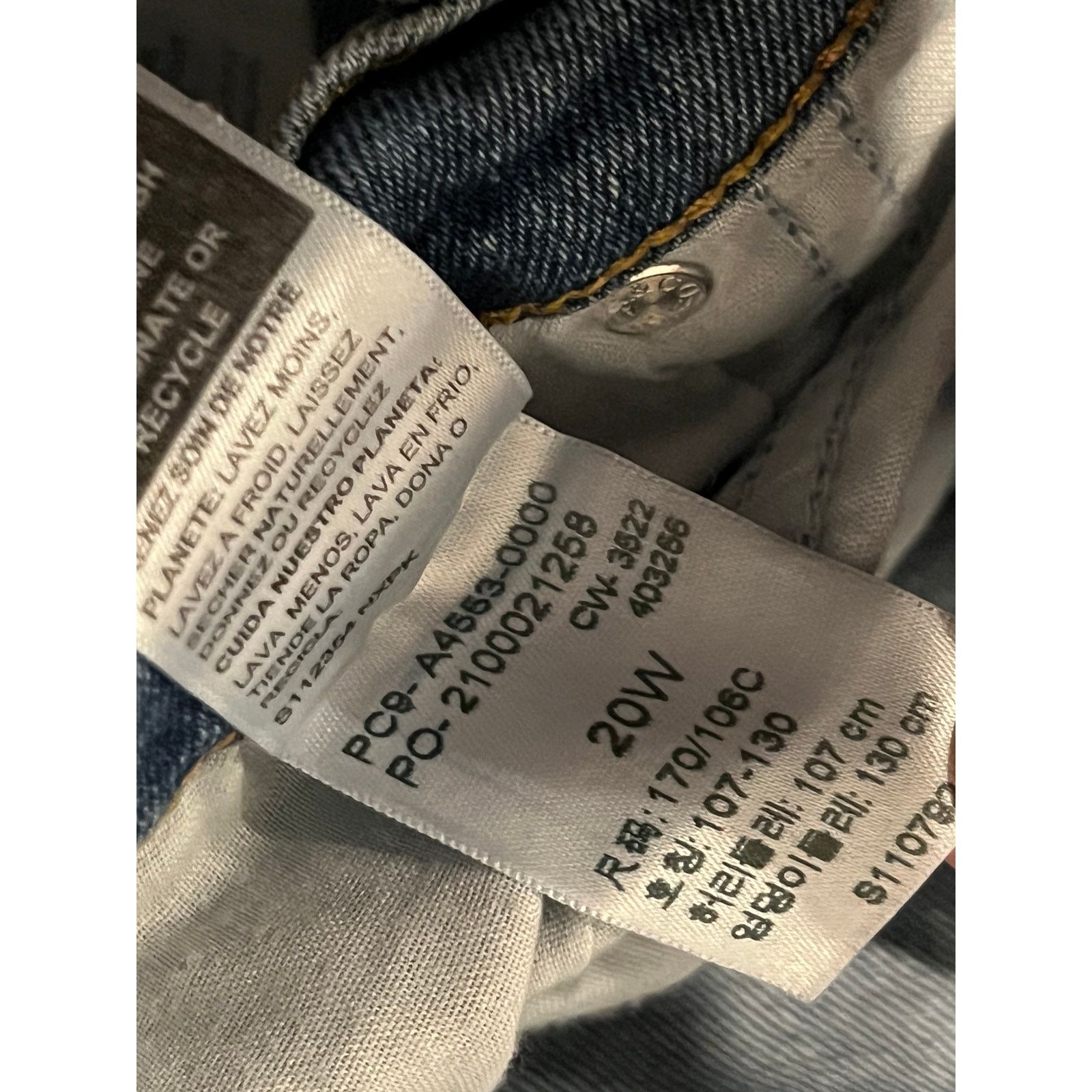 Levi's Levi's Signature Heritage HighRise Loose Crop Jeans Wmns 20W Size 42" / US 20 - 4 Thumbnail