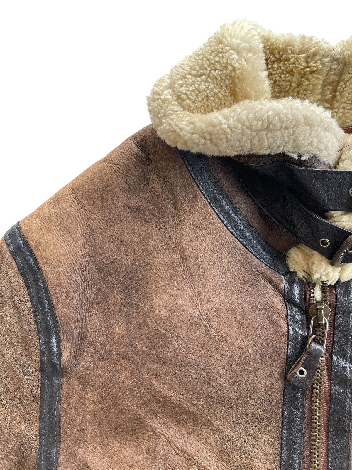 Avirex Avirex Type B-3 Sheepskin Shearling Jacket (size 38) Size US M / EU 48-50 / 2 - 13 Thumbnail