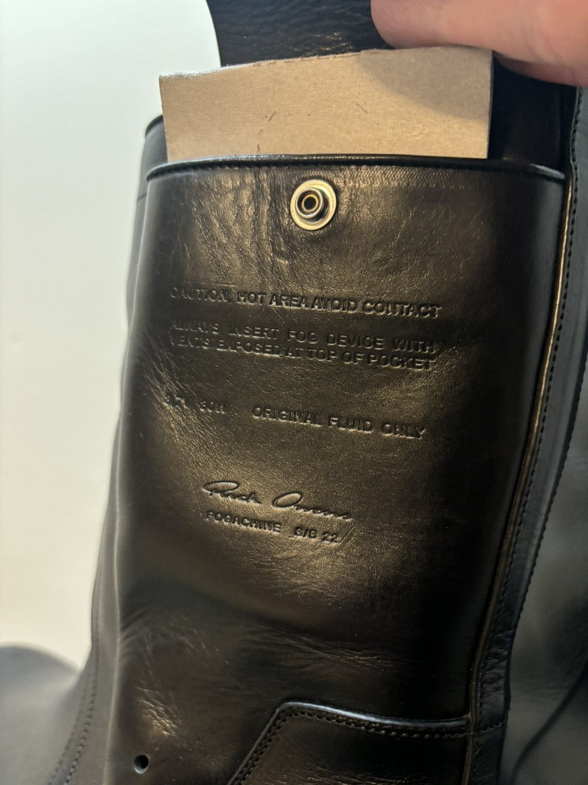 Rick Owens Rick Owens Cyclops Fogpocket Leather Boots Size US 10 / EU 43 - 7 Thumbnail