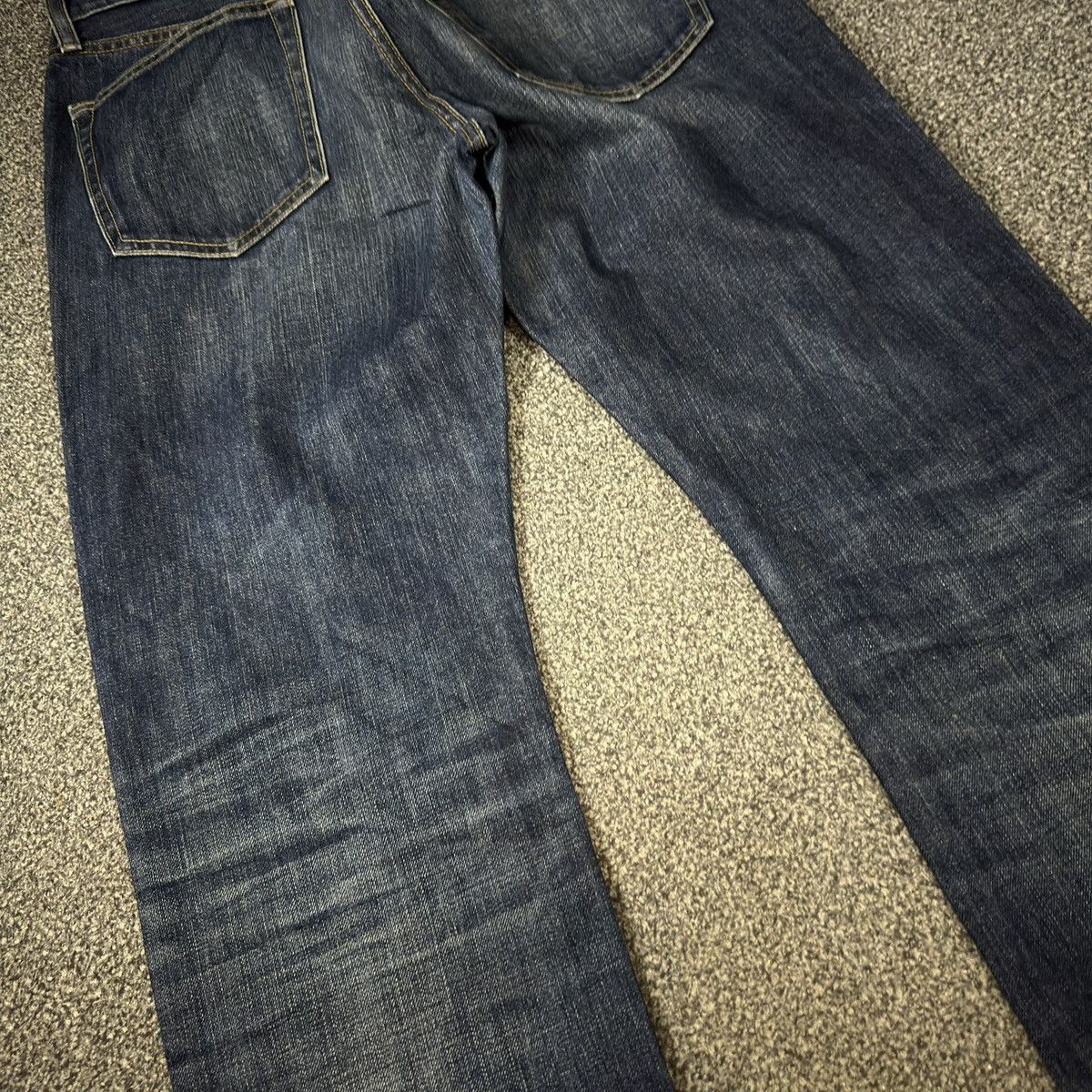 Undercover × Uniqlo 🔥🇯🇵 Vintage Y2K Japanese Uniqlo UJ Kaihara Denim Jeans Size US 31 - 8 Thumbnail