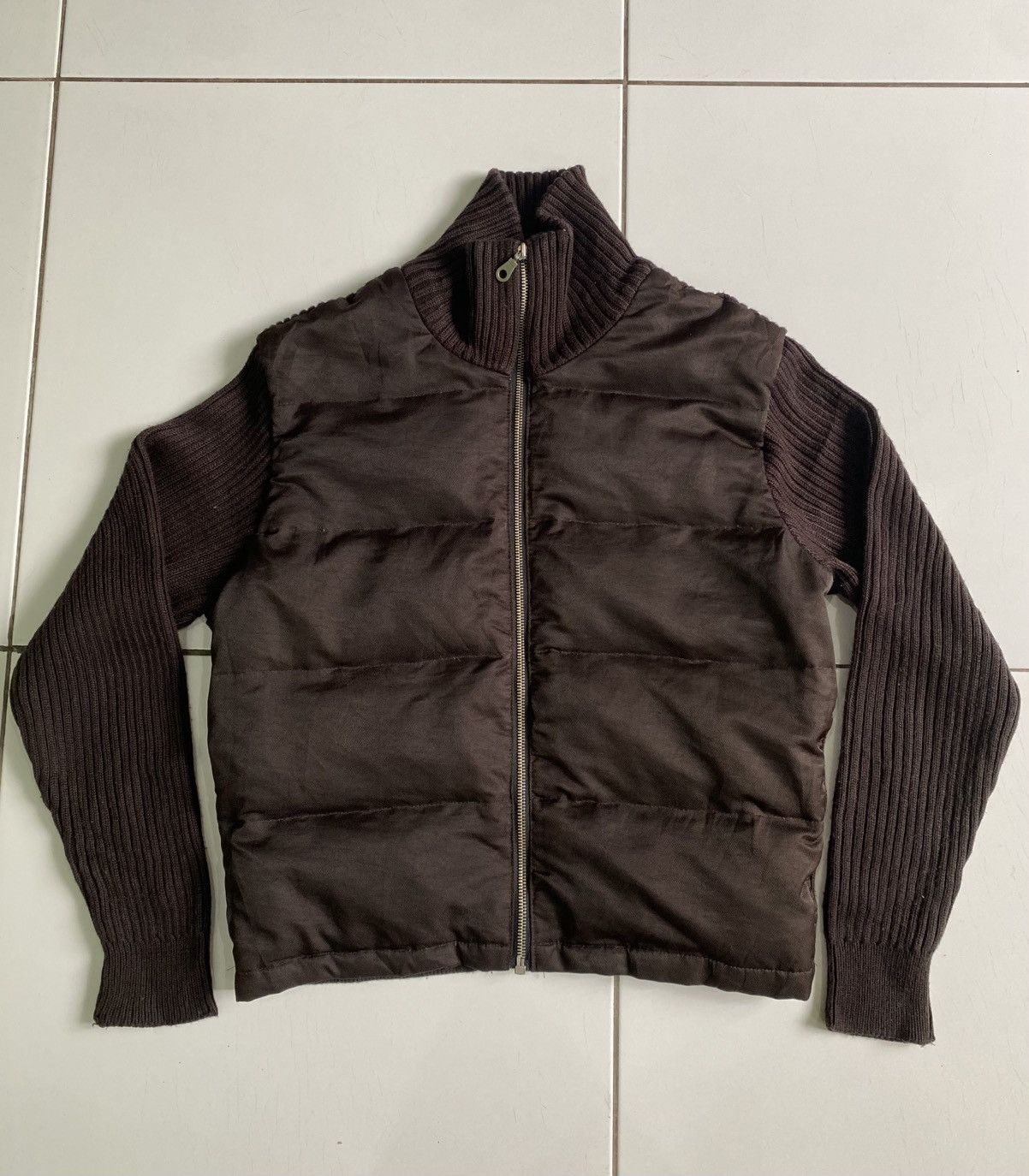 Basco Vintage 80s Basco Americansports puffy Knits PulloverJacket Size L / US 10 / IT 46 - 1 Thumbnail