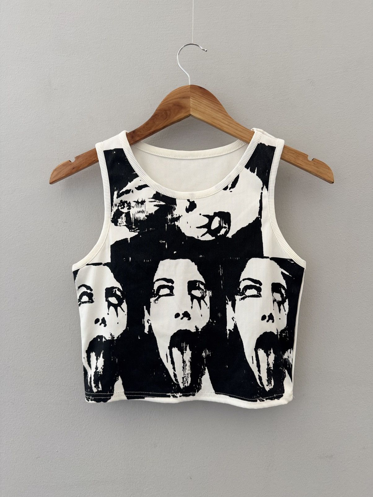 Japanese Brand Avant Garde Style Crazy Y2K Tank Top Size M / US 6-8 / IT 42-44 - 1 Thumbnail